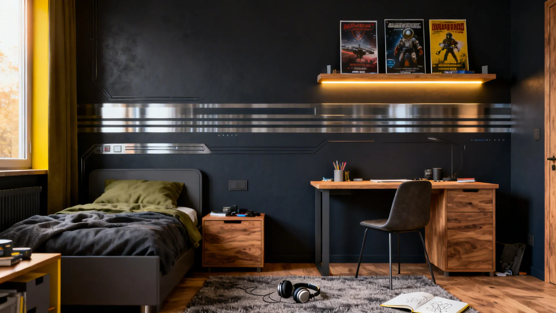 5 Bold Room Painting Ideas for Teenage Guys