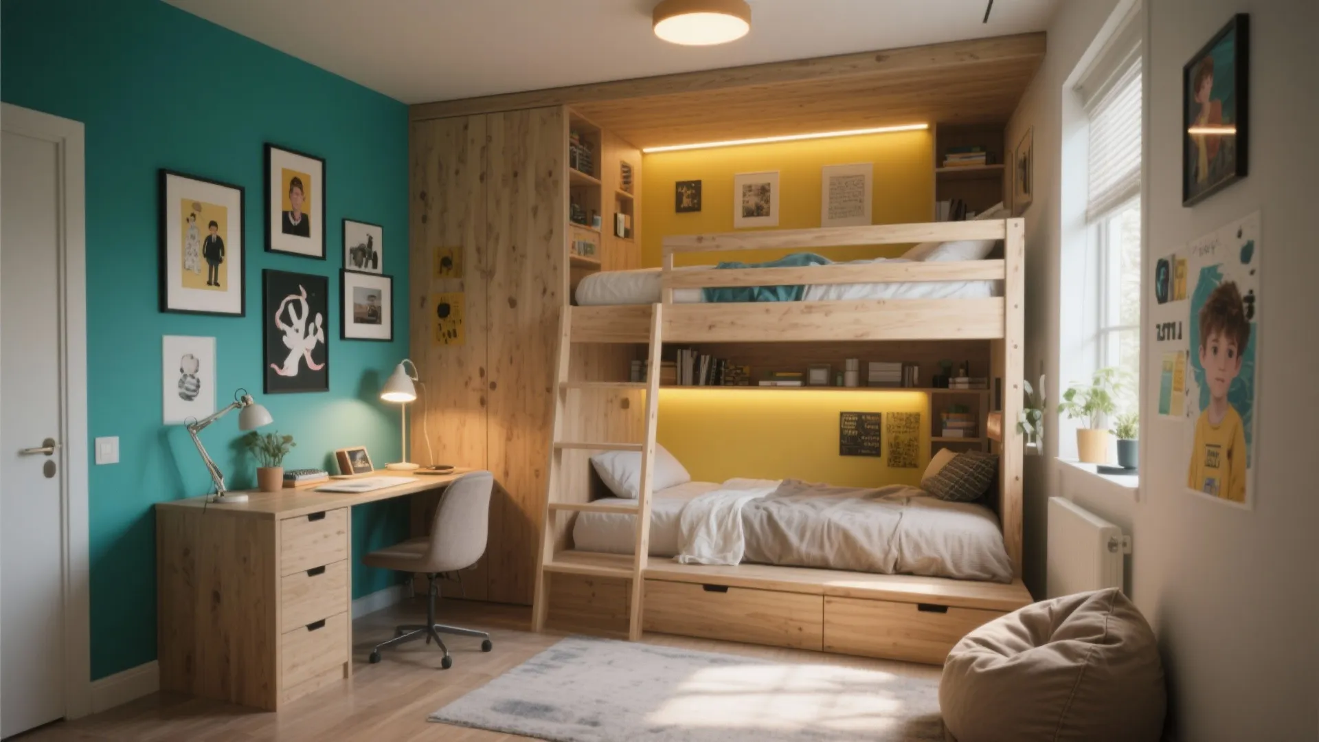 Teen Bedroom Decor: 5 Inspiring Ideas: Practical, playful teen bedroom decor ideas to maximize small spaces and express personal style