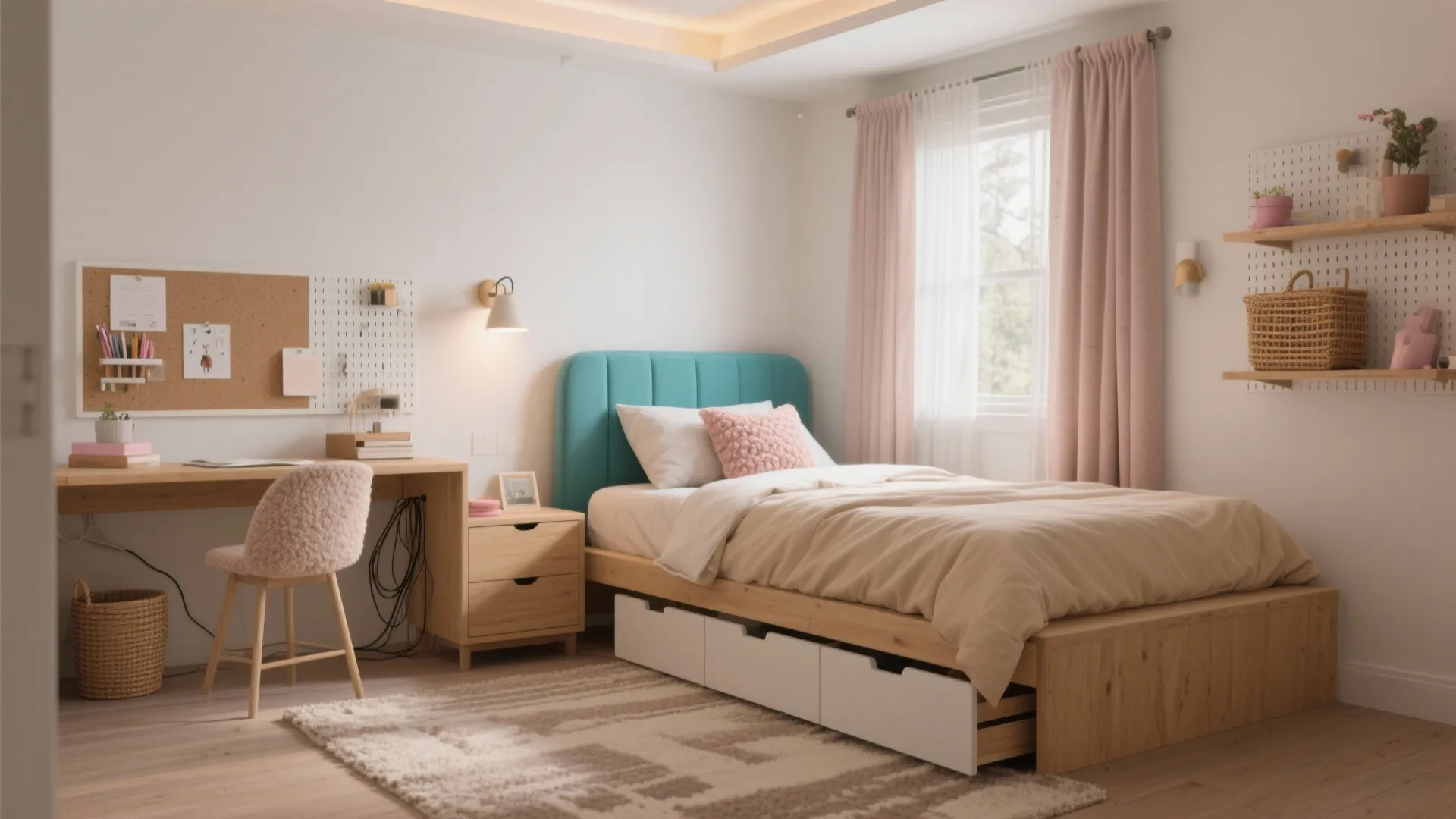 5 Teen Girl Room Ideas That Balance Style and Study: A designer’s honest guide to small-space teen rooms that feel personal, flexible, and future-ready