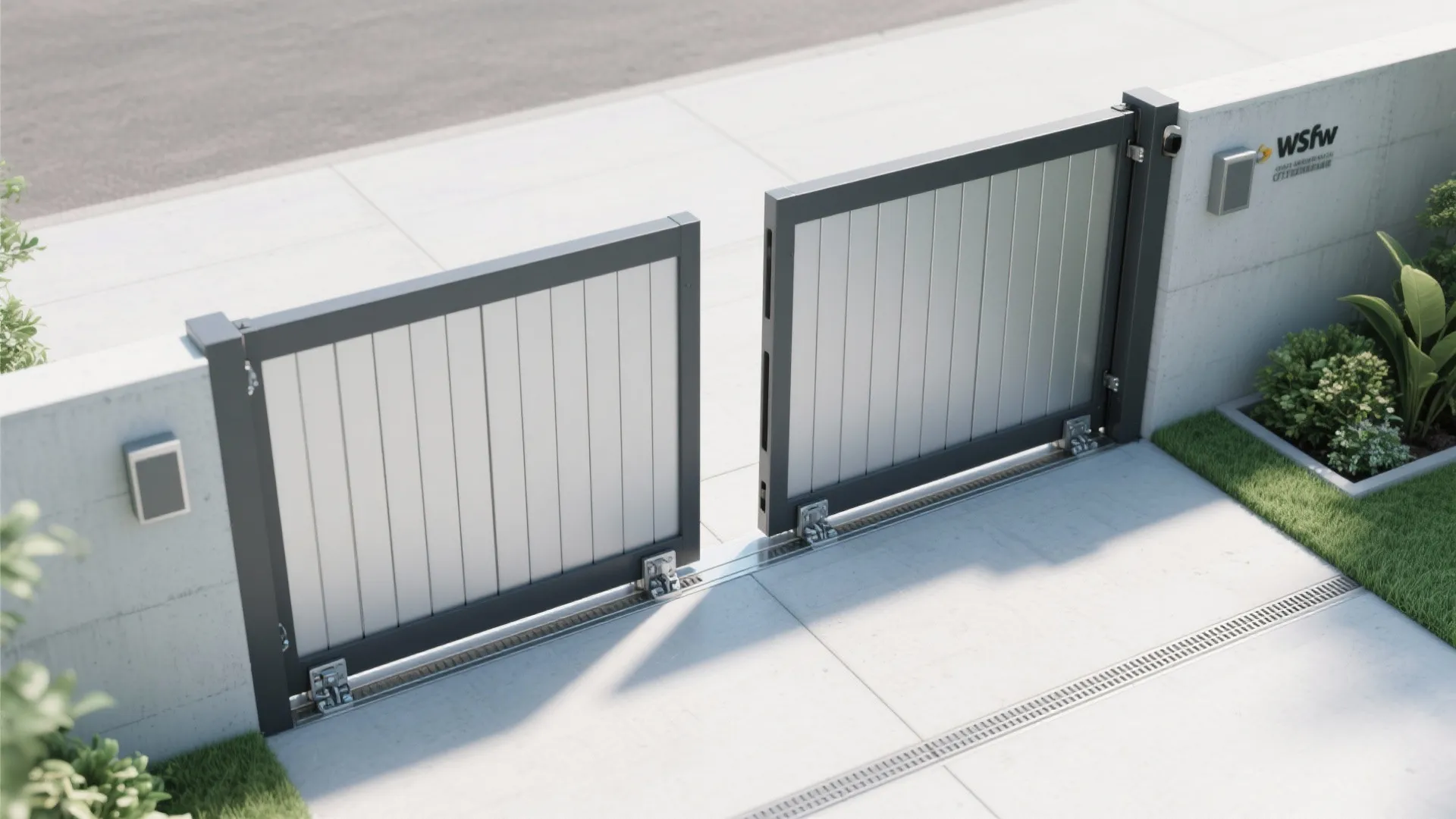 Telescopic Sliding Gate for Short Side Yard