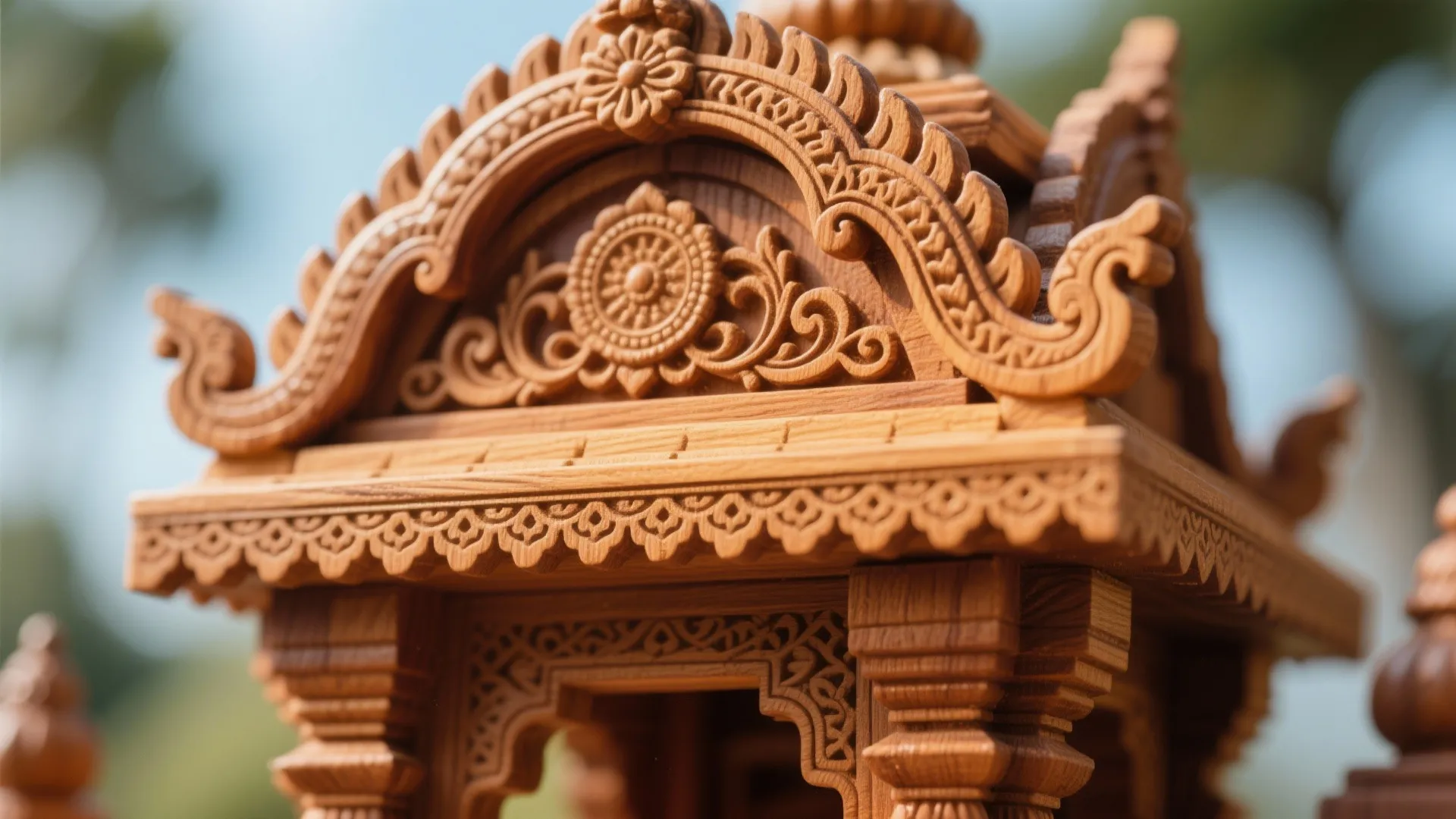 Temple-style Roof Cornice