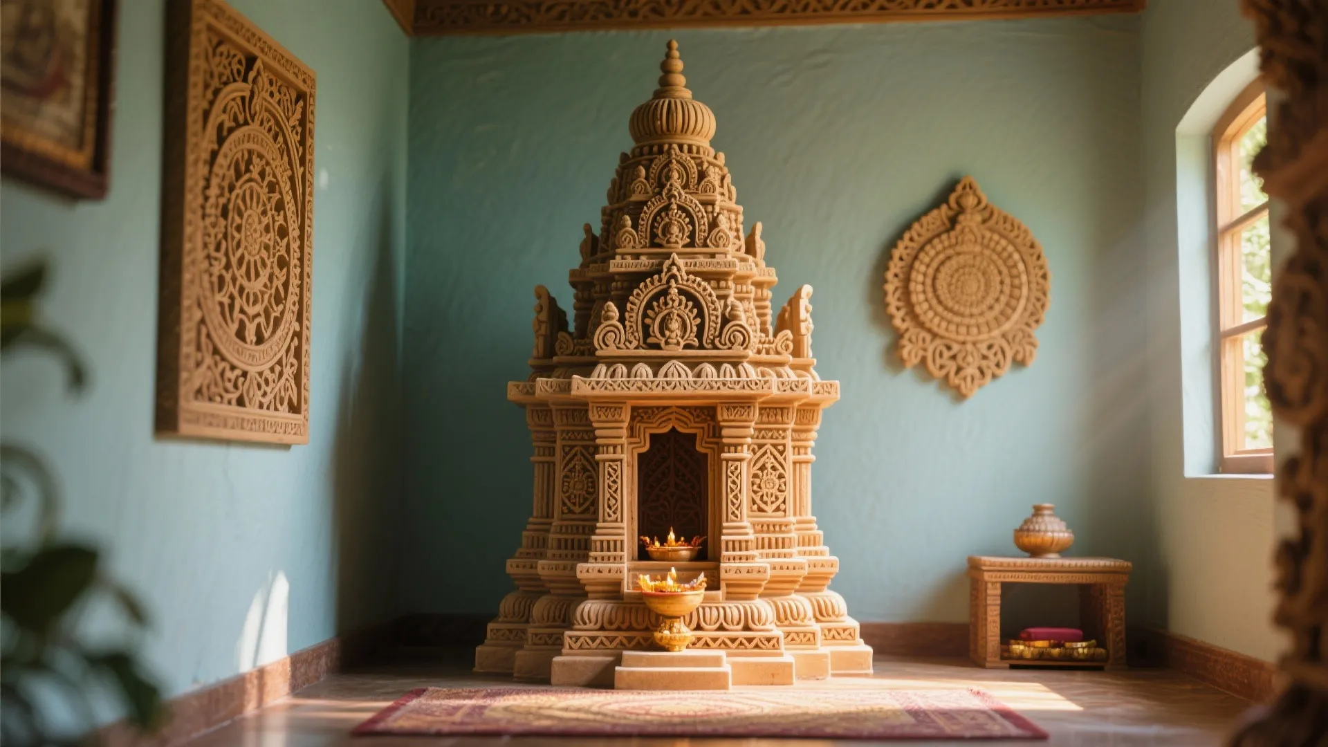 Temple Tower Inspired Carvings