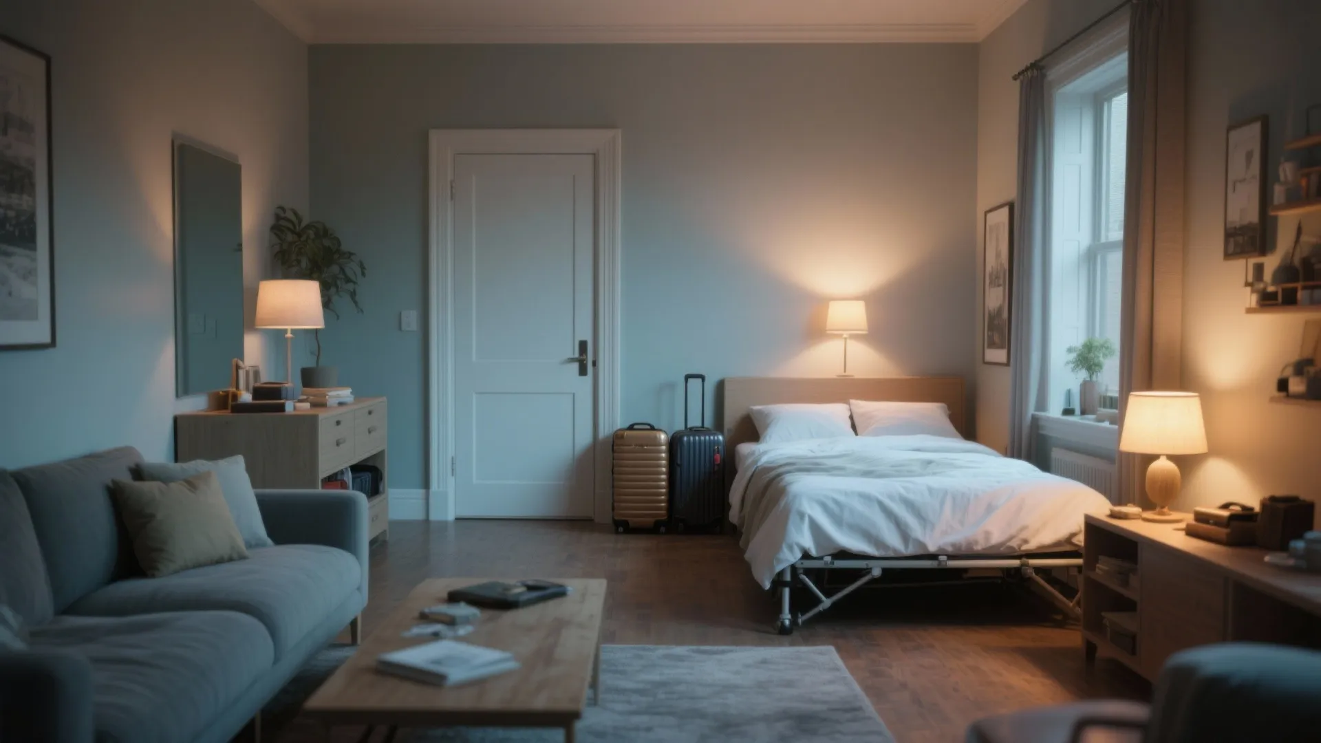 4. Use a temporary bedroom setup elsewhere