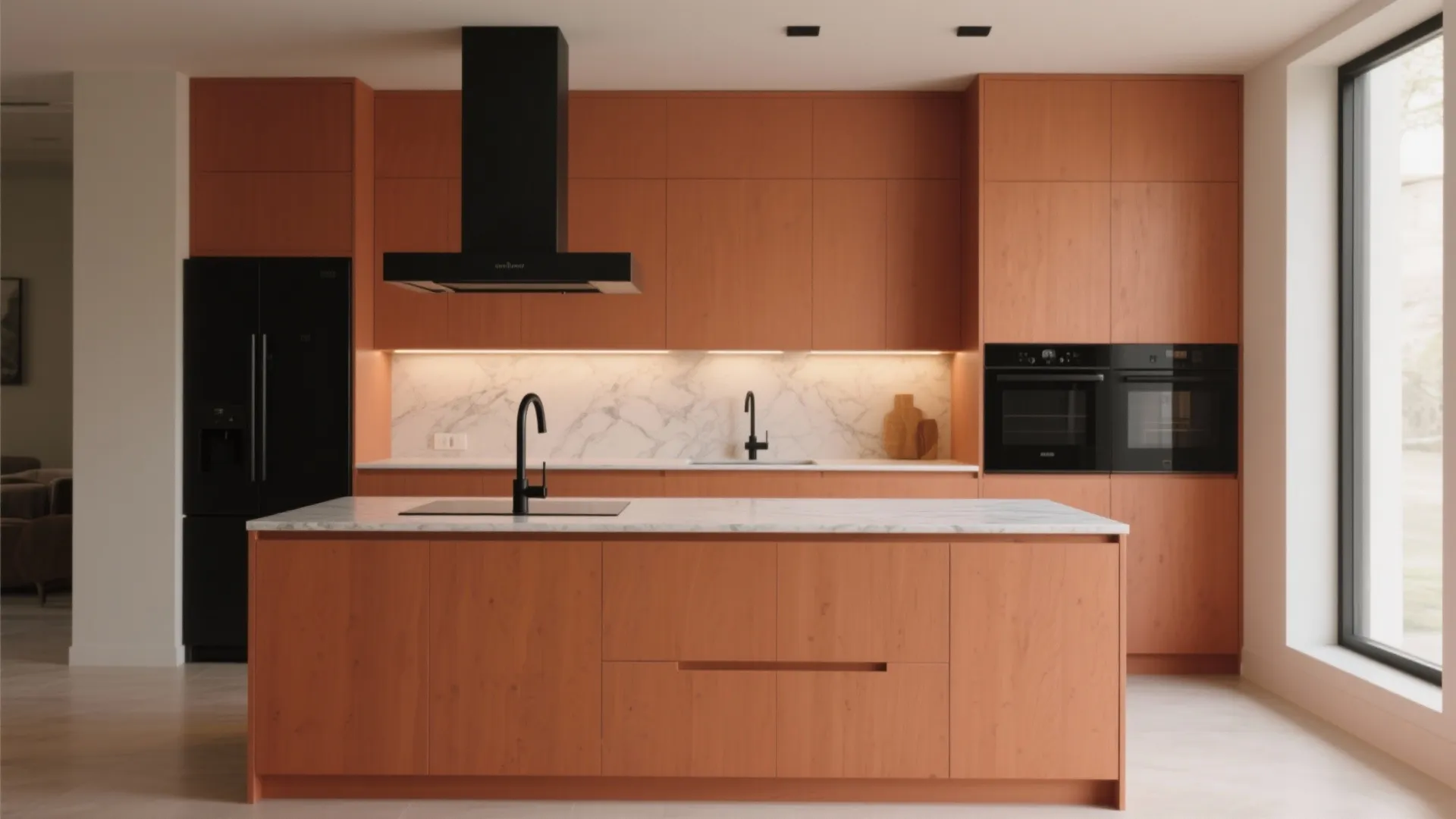 Terracotta Accents with Matte Black: Warmth That Doesn’t Overwhelm