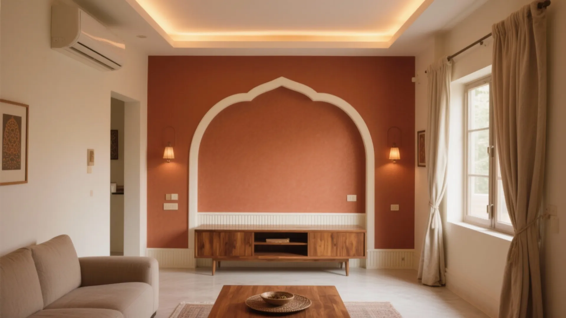 Warm Terracotta and Cream