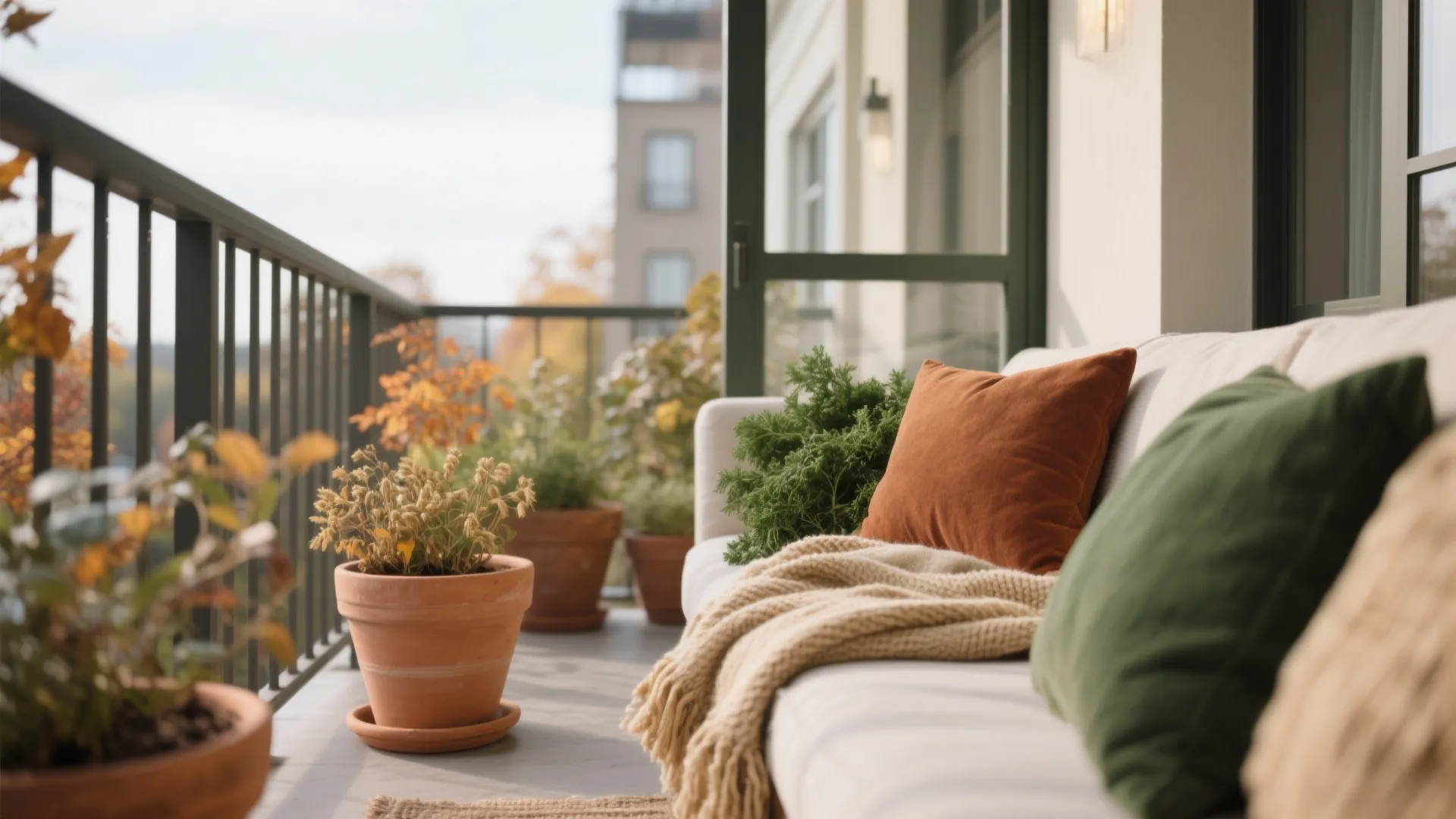 Seasonal Color Palette with Natural Materials