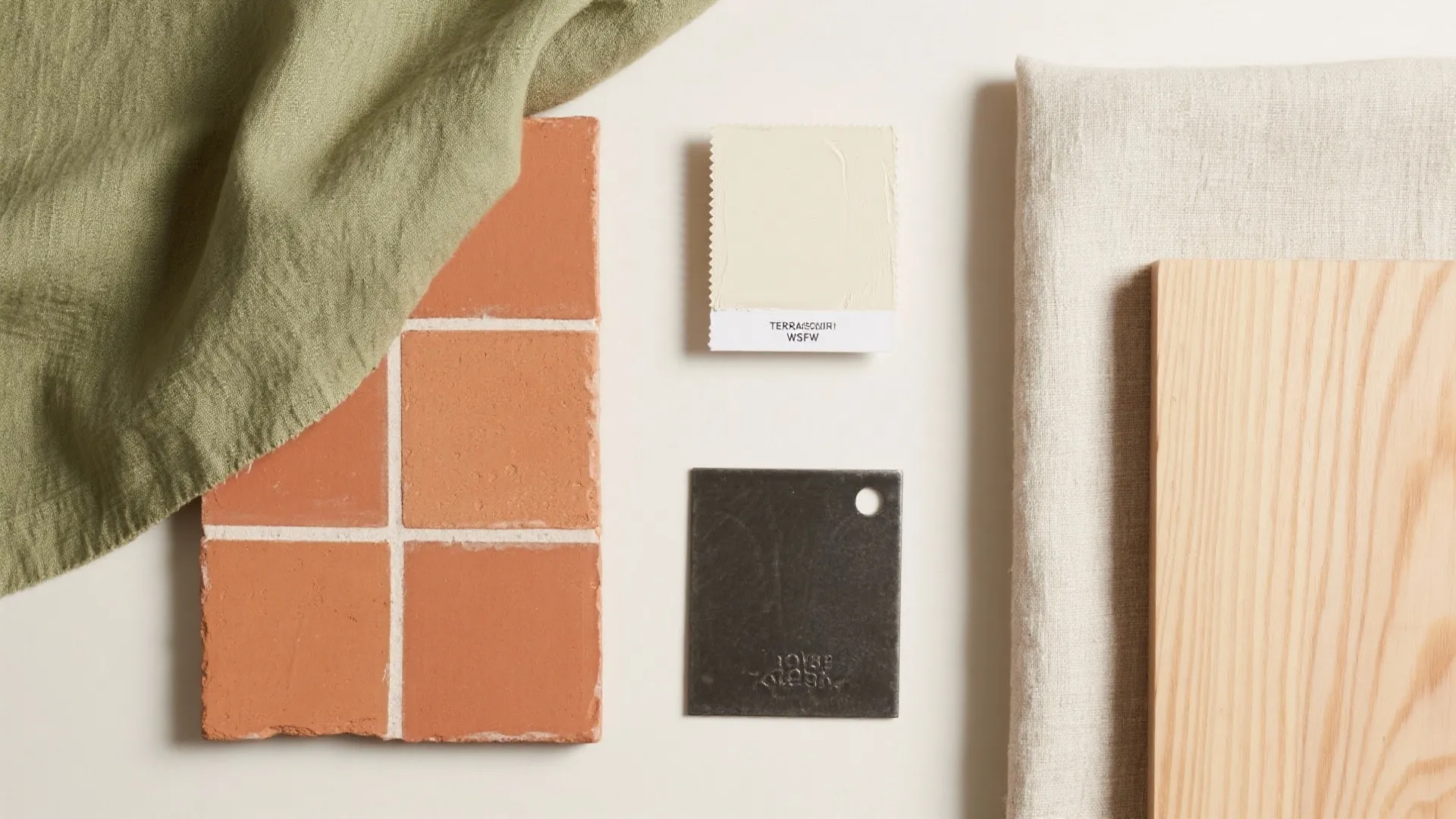 3) Nature Pairing: Terracotta × Sage (Warm Meets Cool)