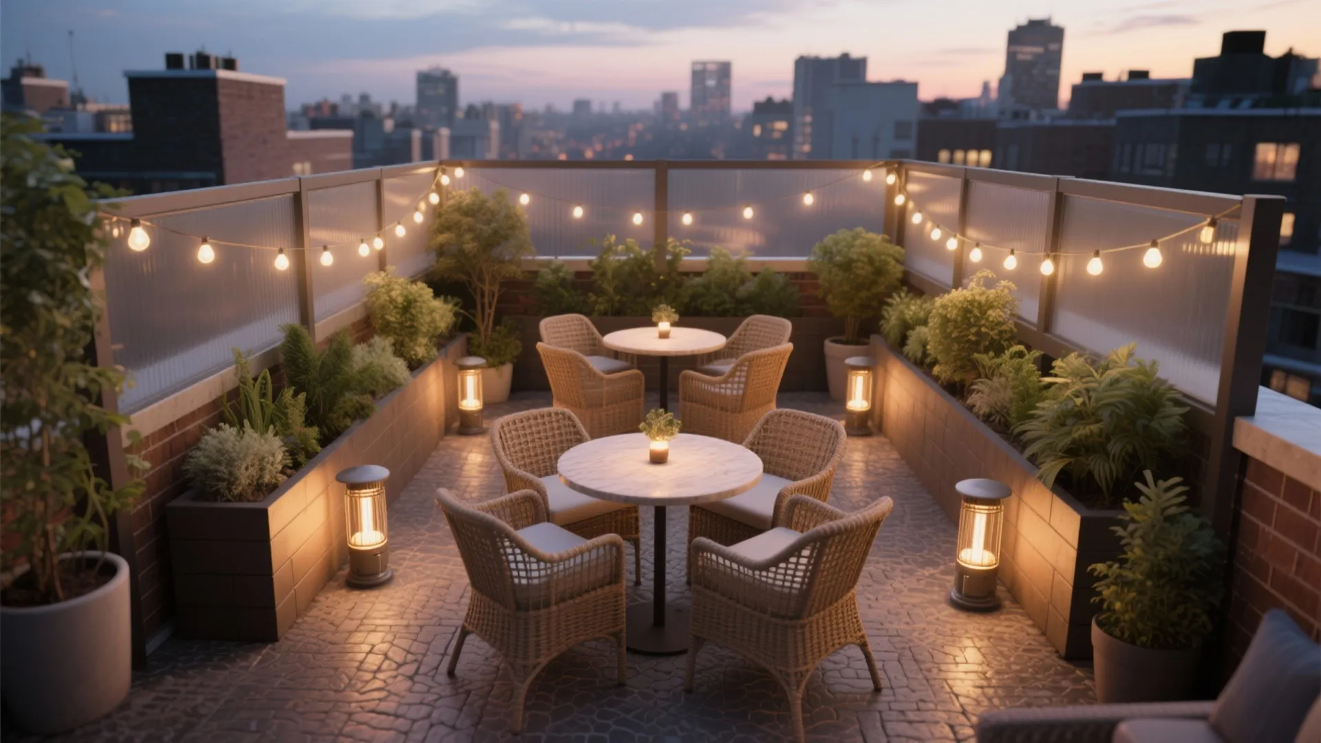 4. Terrace-in-a-Box: outdoor private dining in compact footprints