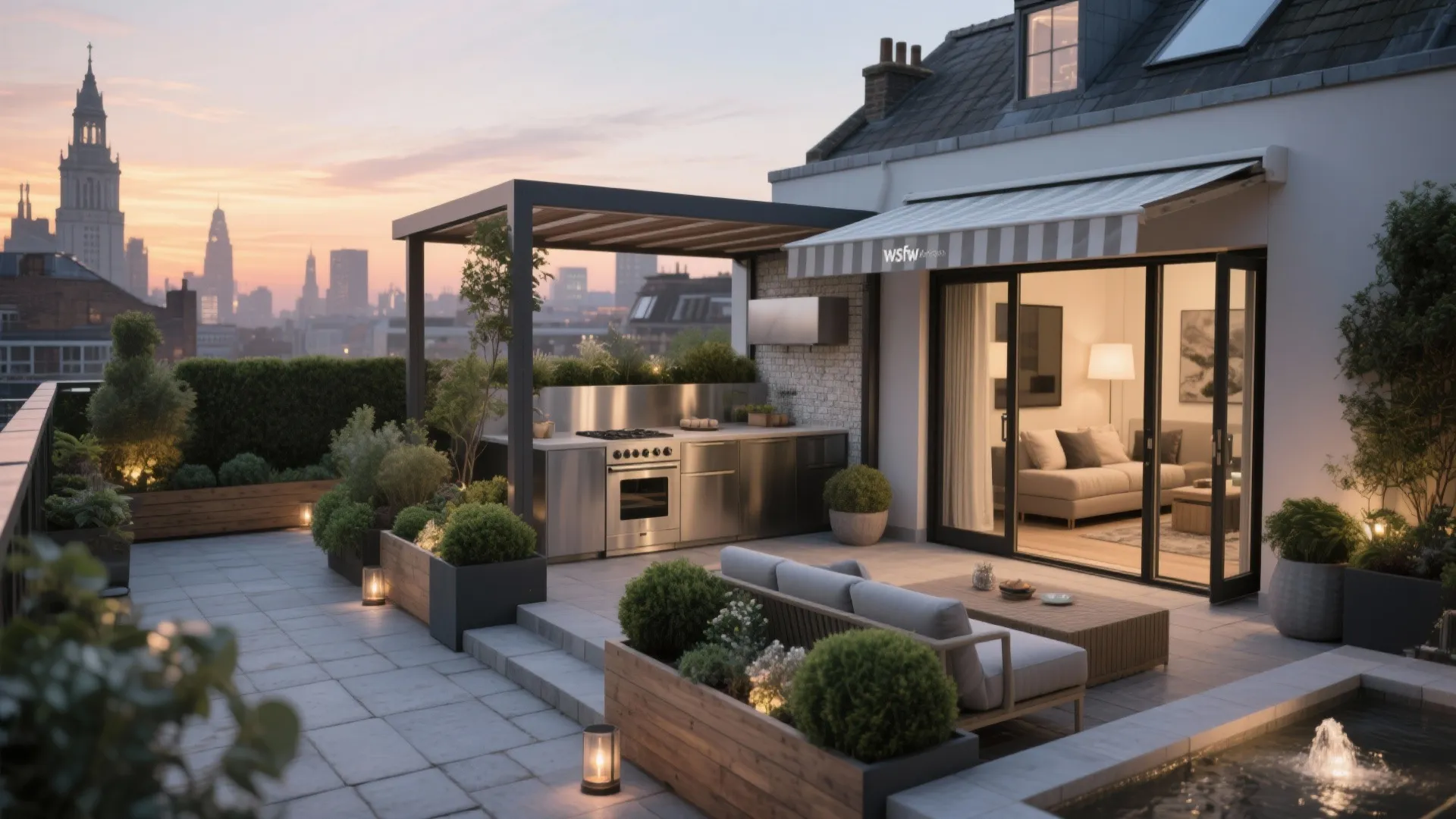 Indoor–Outdoor Flow: Terraces, Roof Gardens, and Quiet Green