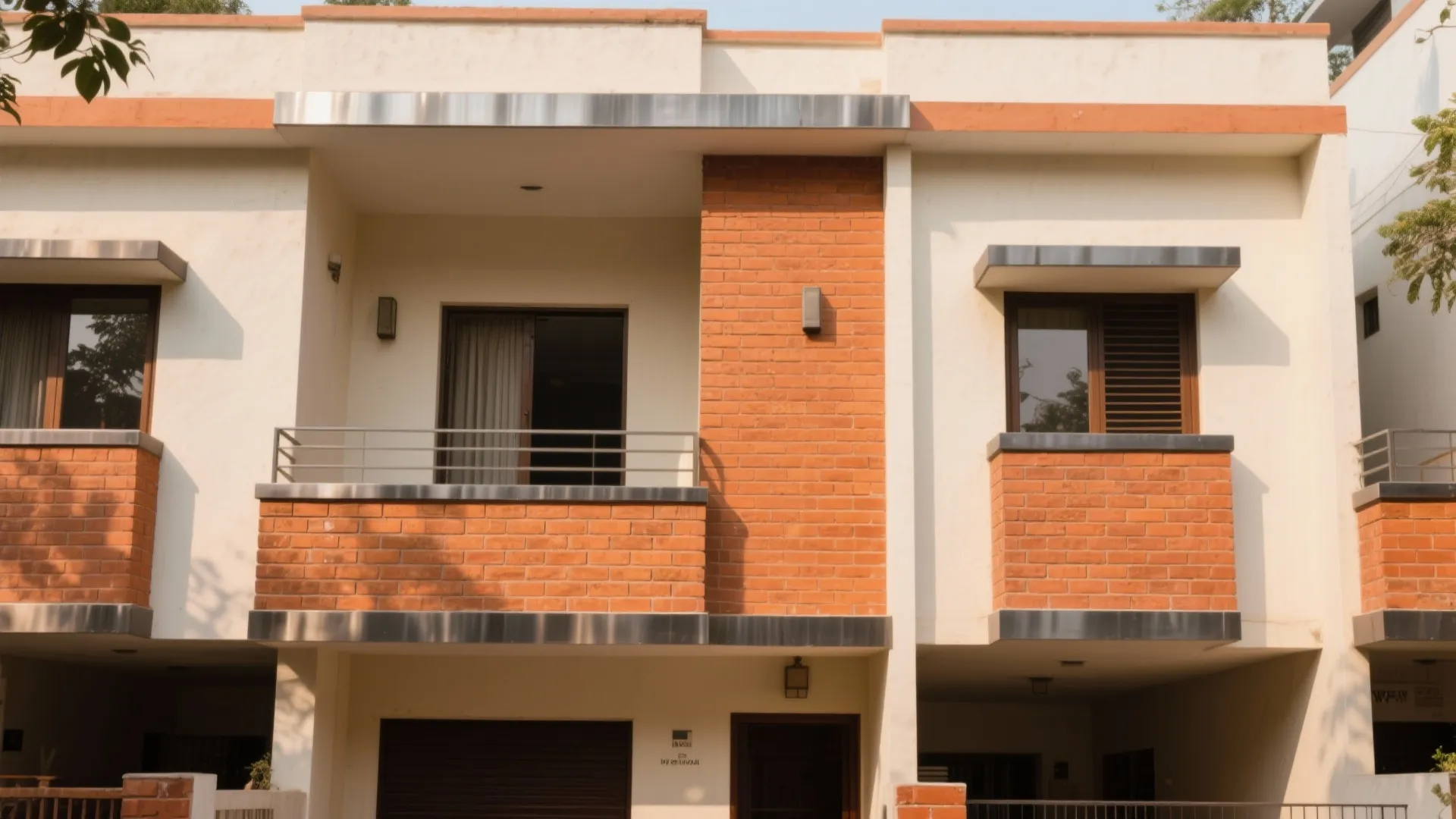 Terracotta and Brick Textures with Contemporary Lines