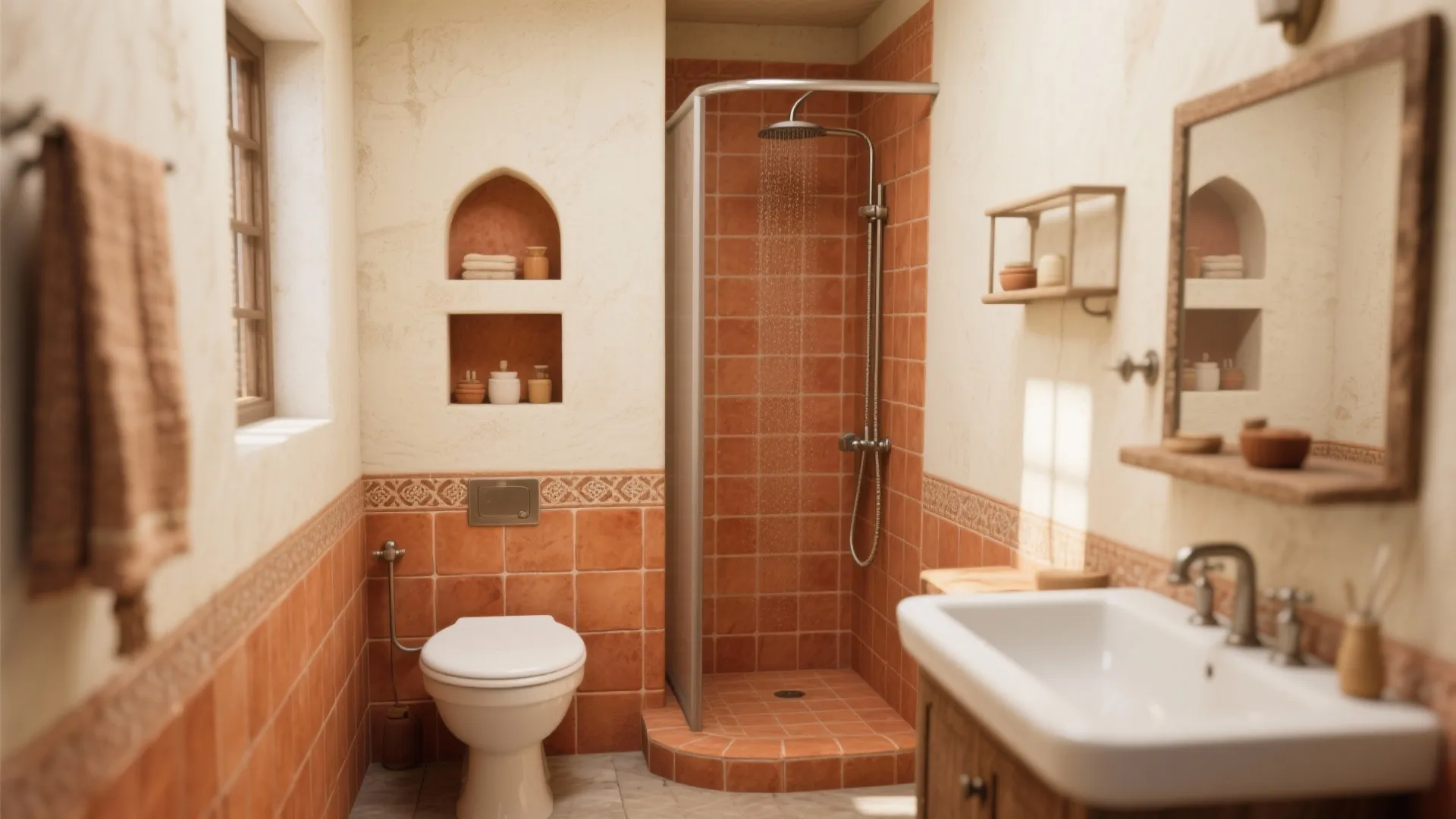 5. Warm Terracotta Accents