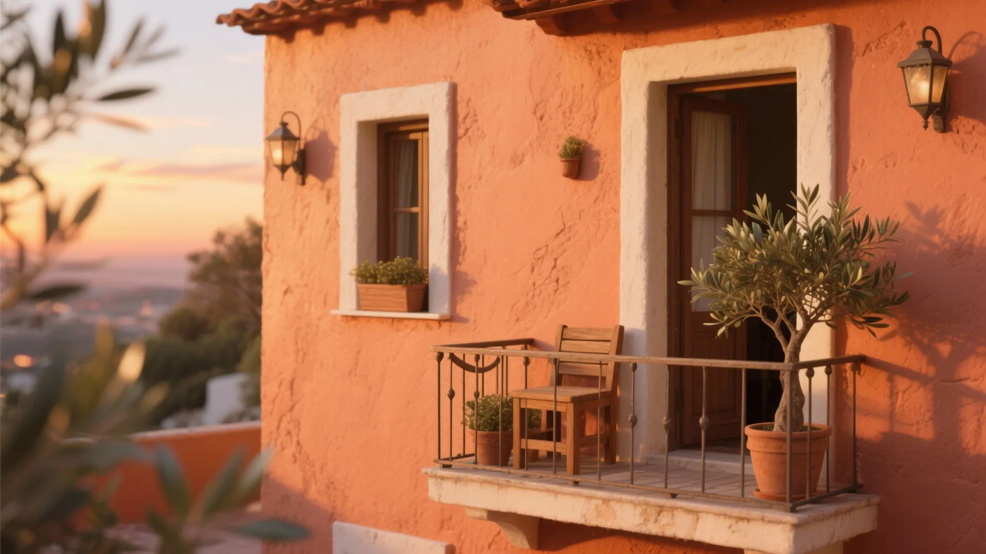 1. Warm Terracotta Glow