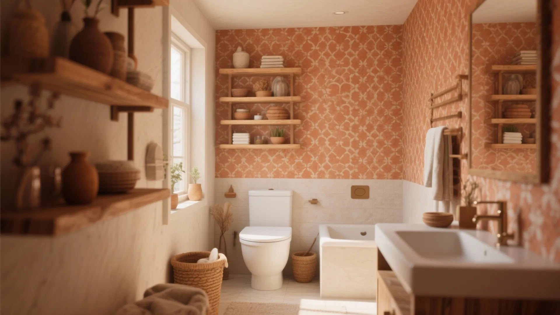 9. Warm Terracotta Patterns