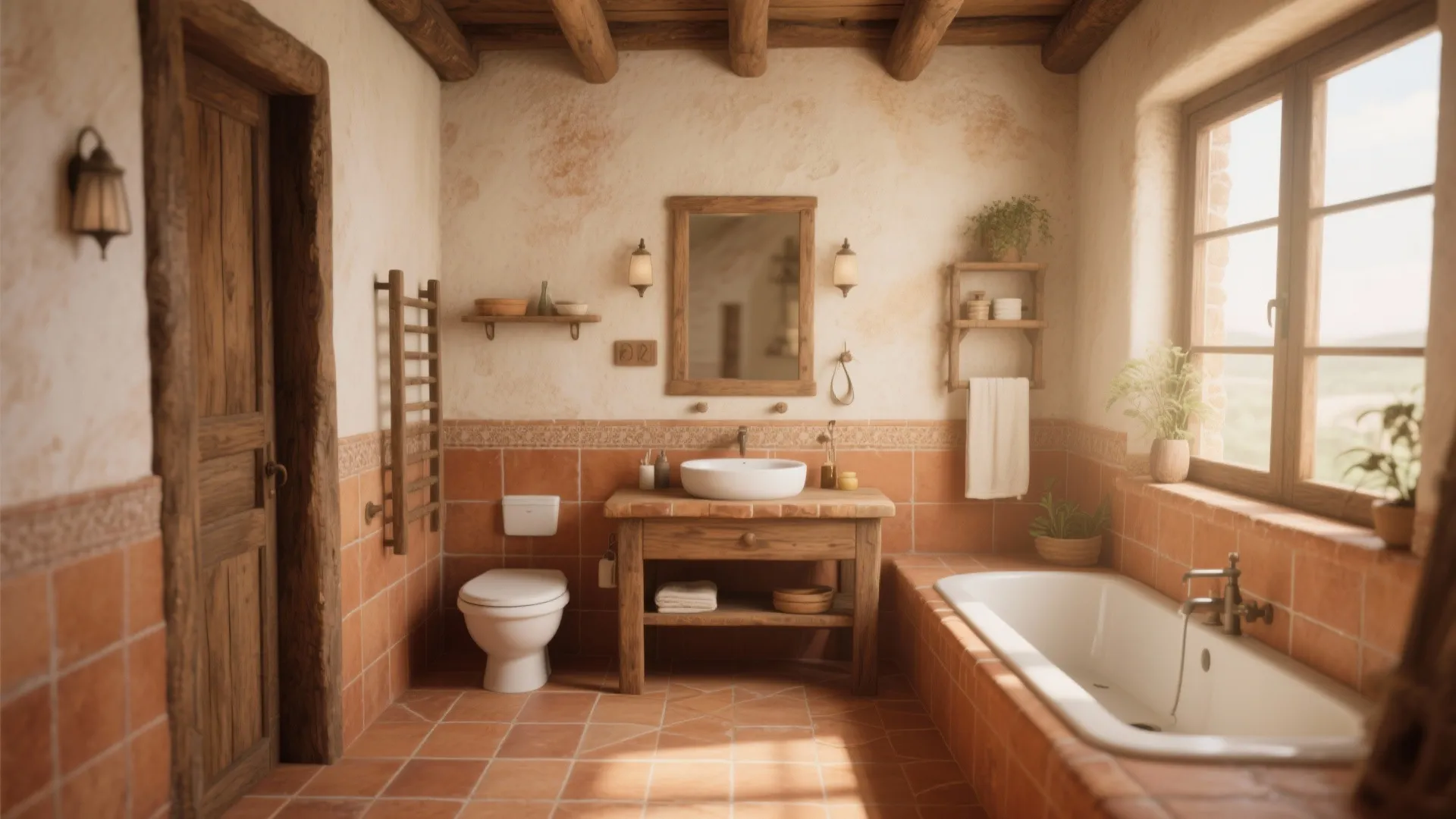 Earthy Terracotta Hues