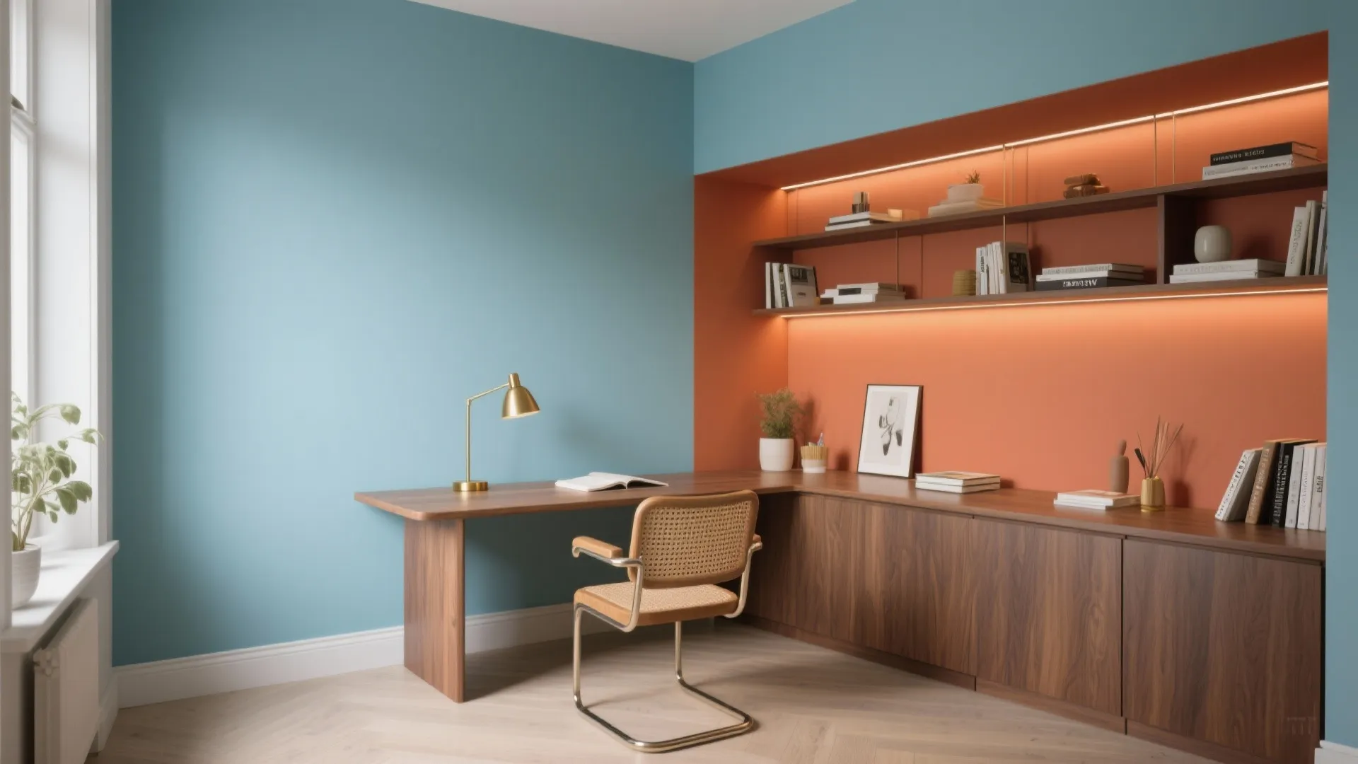 Energising Duo: Terracotta + Soft Blue