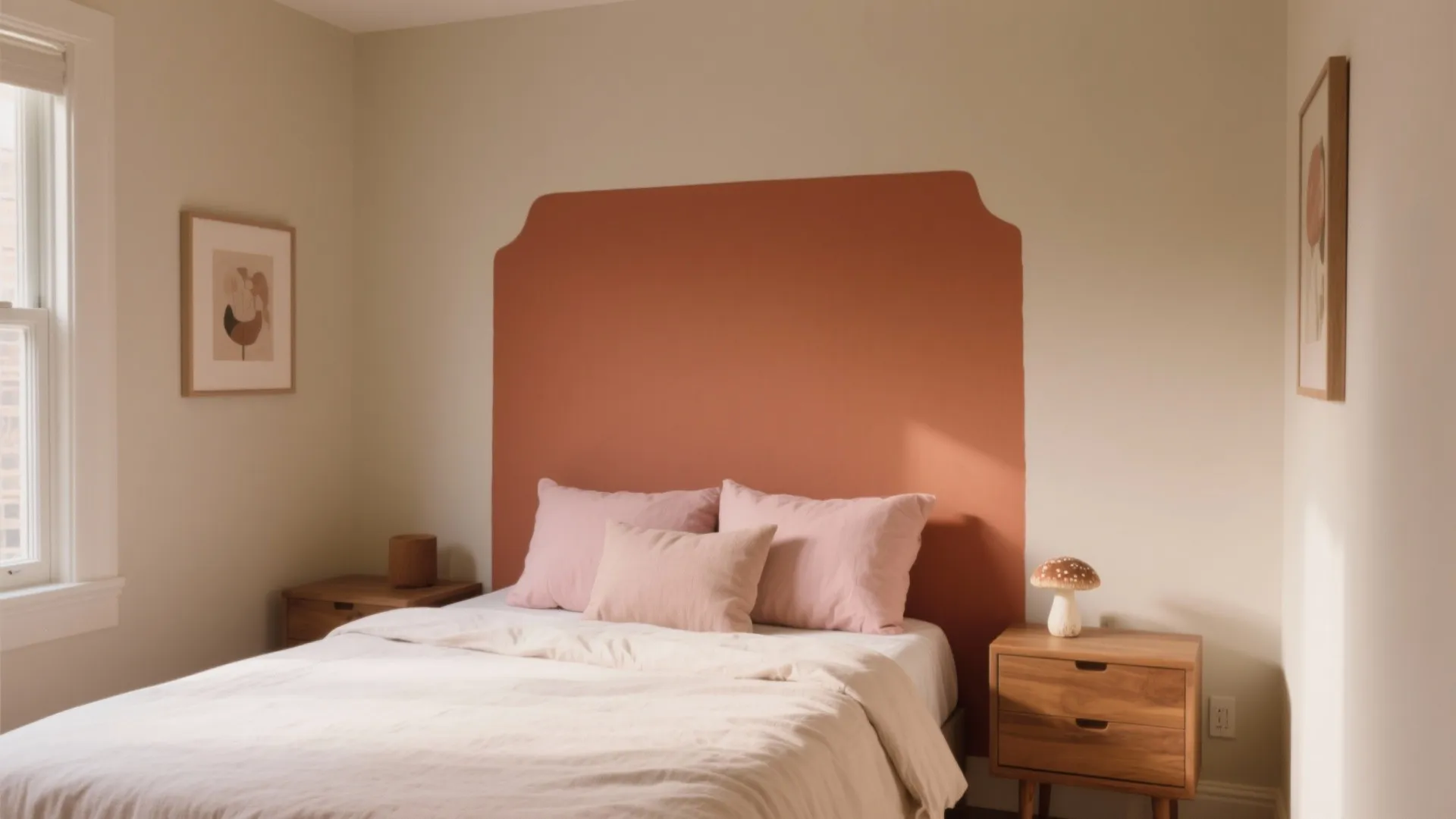 Earthy Terracotta and Soft Blush for Warmth