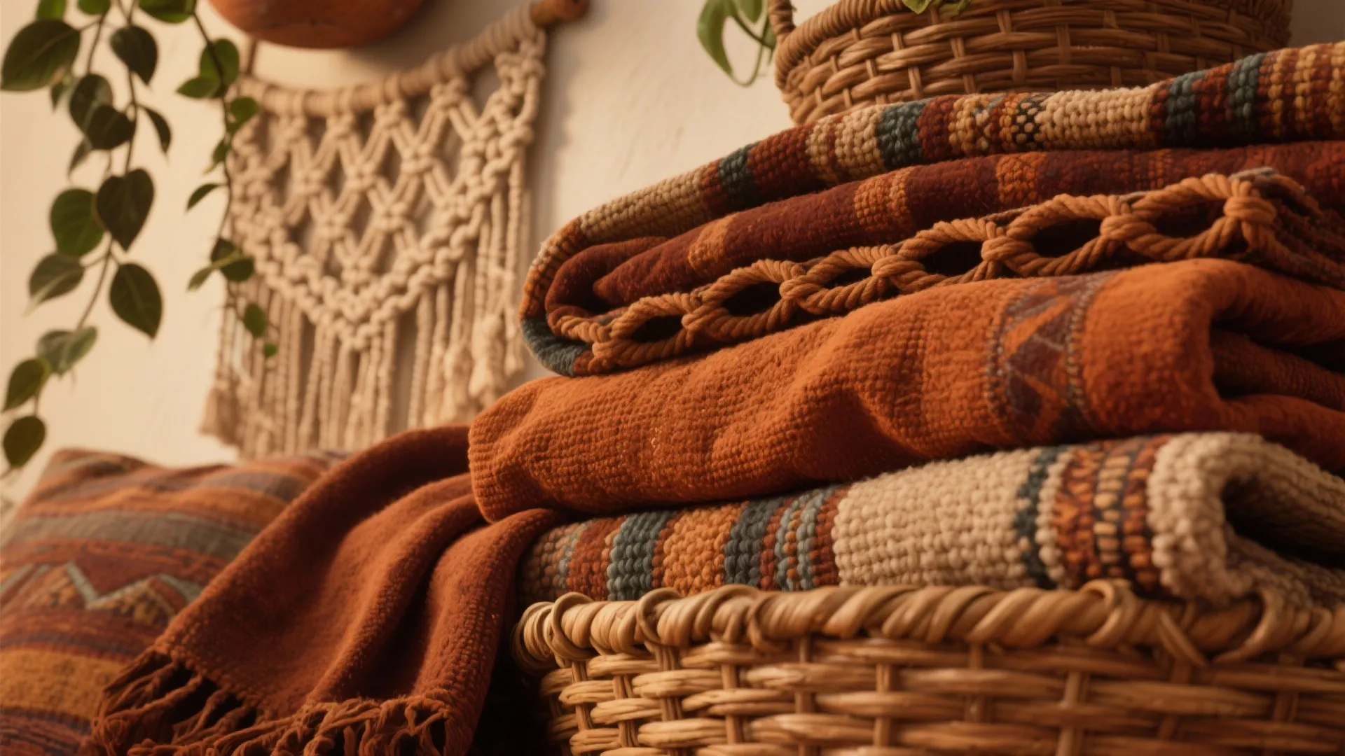 4. Terracotta Boho Layers