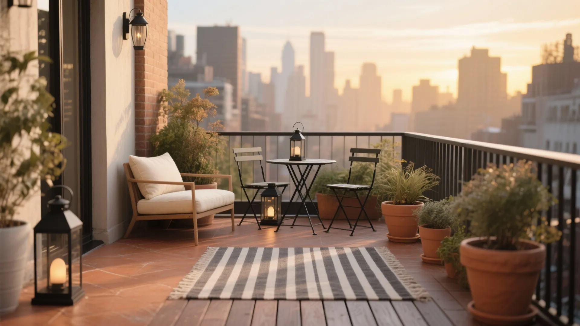 3) Warm Terracotta Meets Charcoal Accents