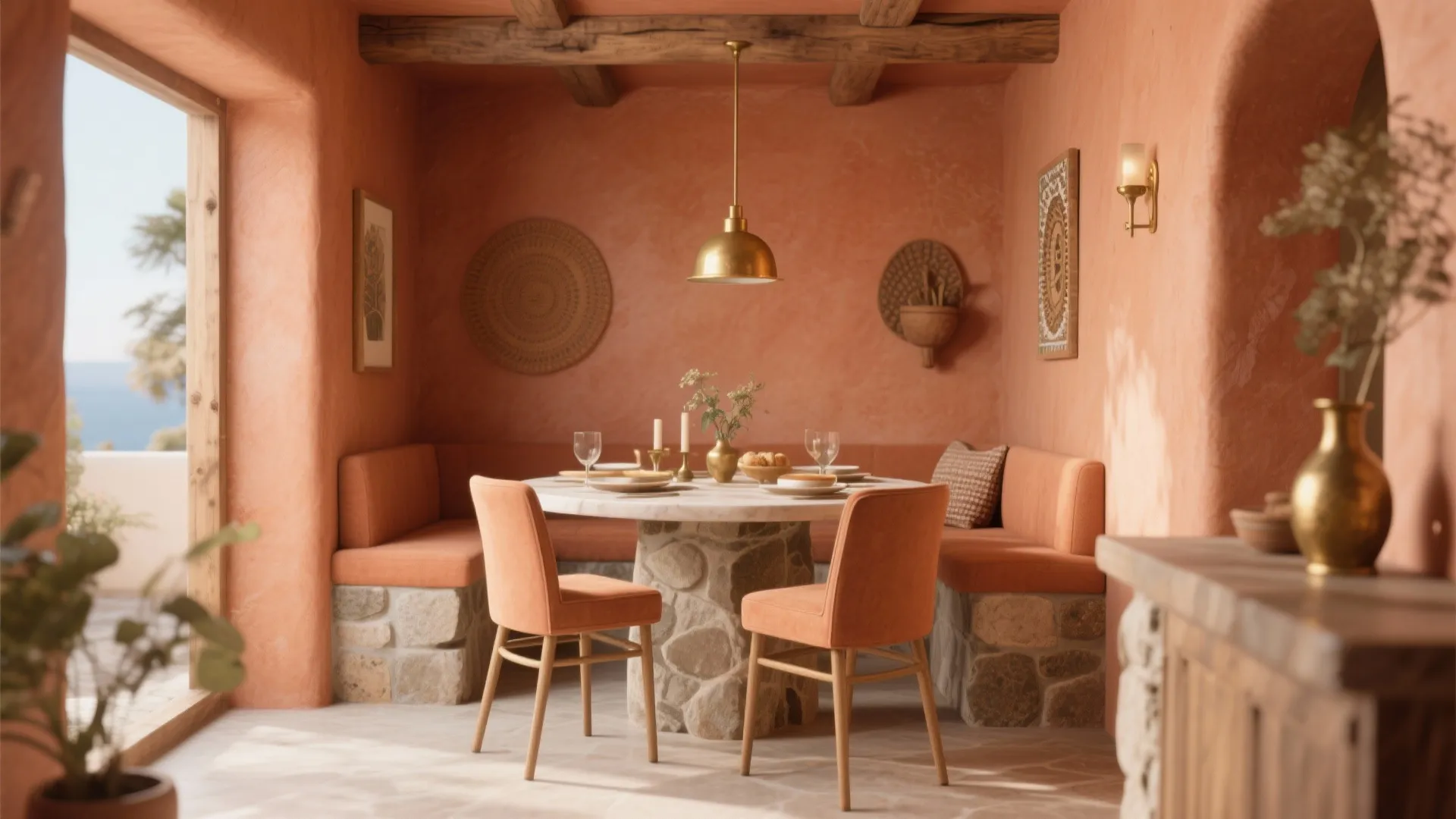 3. Earthy Terracotta and Clay Mix
