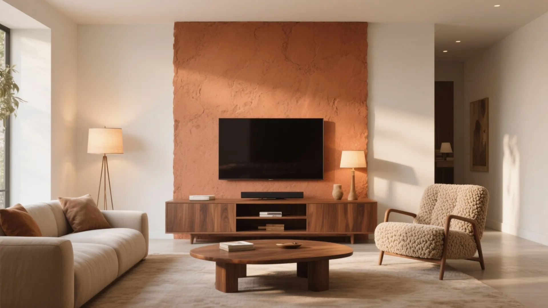 Earthy Terracotta Comfort: Moroccan Flame & Terracotta Sand