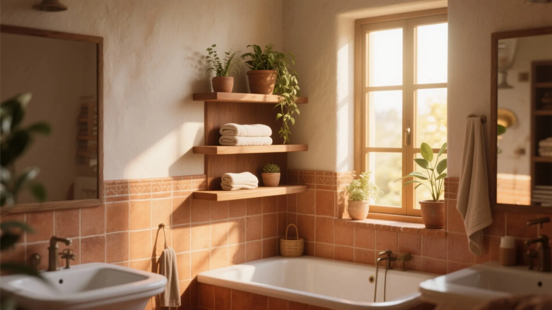 3. Sunlit Terracotta Corner