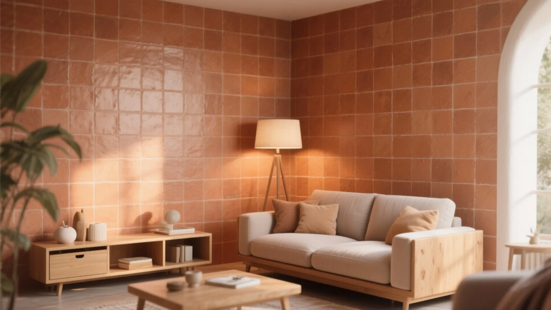4. Terracotta and warm clay tones for cozy depth