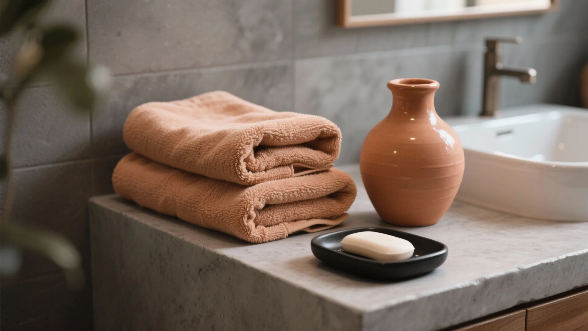 1: Warm Terracotta or Soft Clay