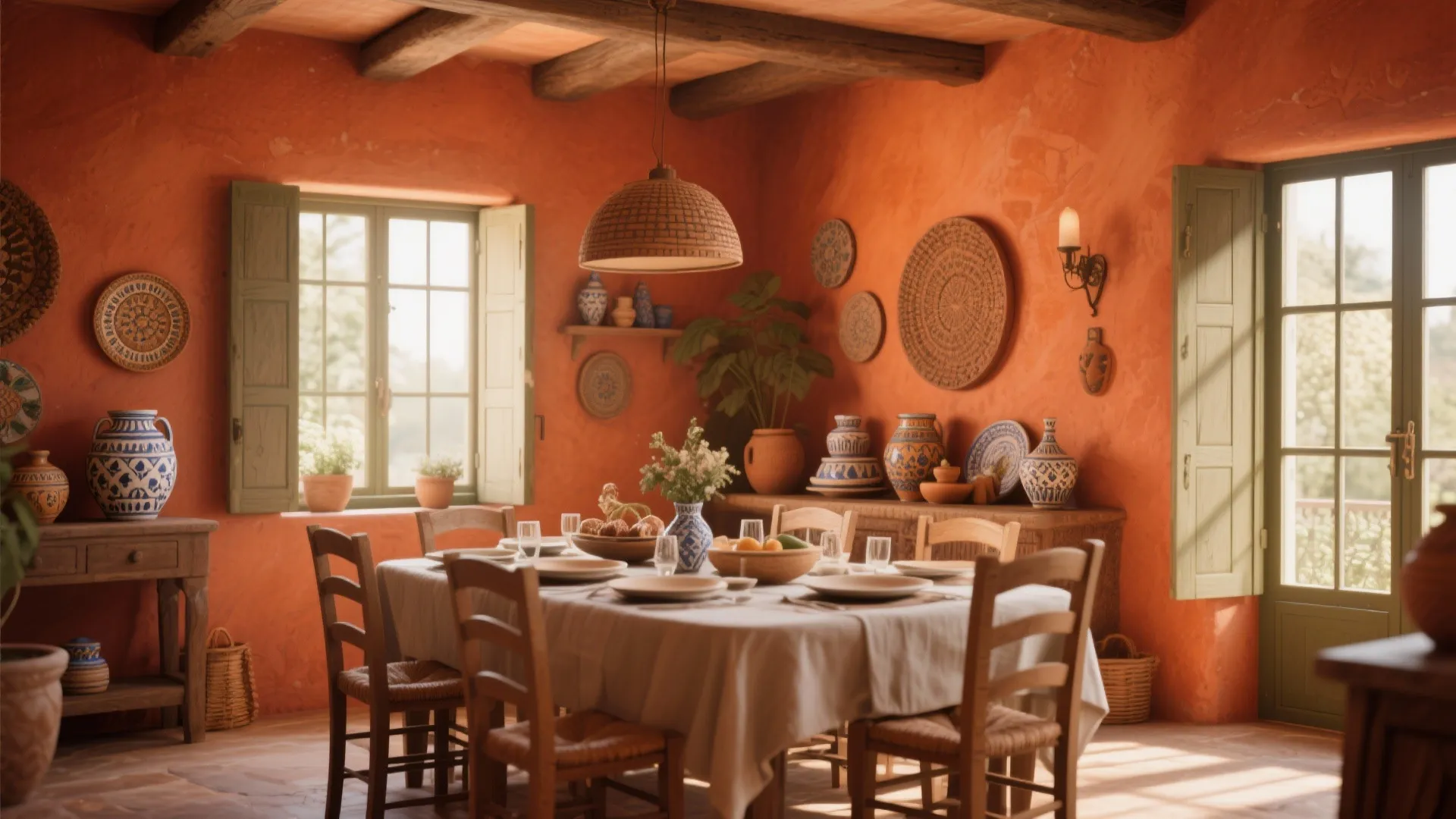 Bold Terracotta Statement