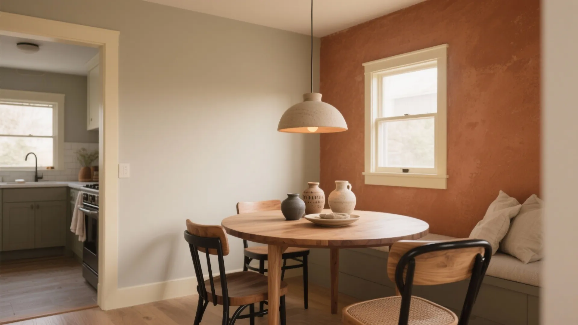 Warm Terracotta + Soft Greige