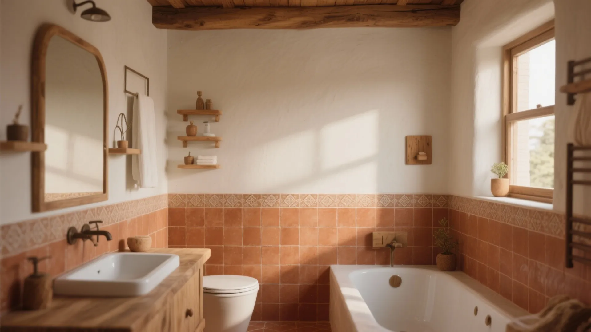 7. Terracotta & Ivory