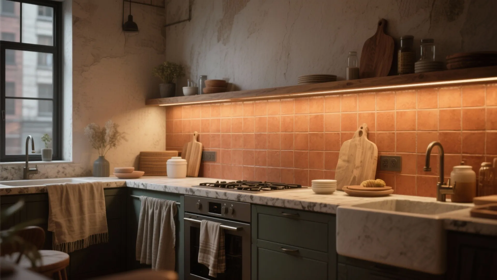 5. Warm Terracotta and Earthy Neutrals