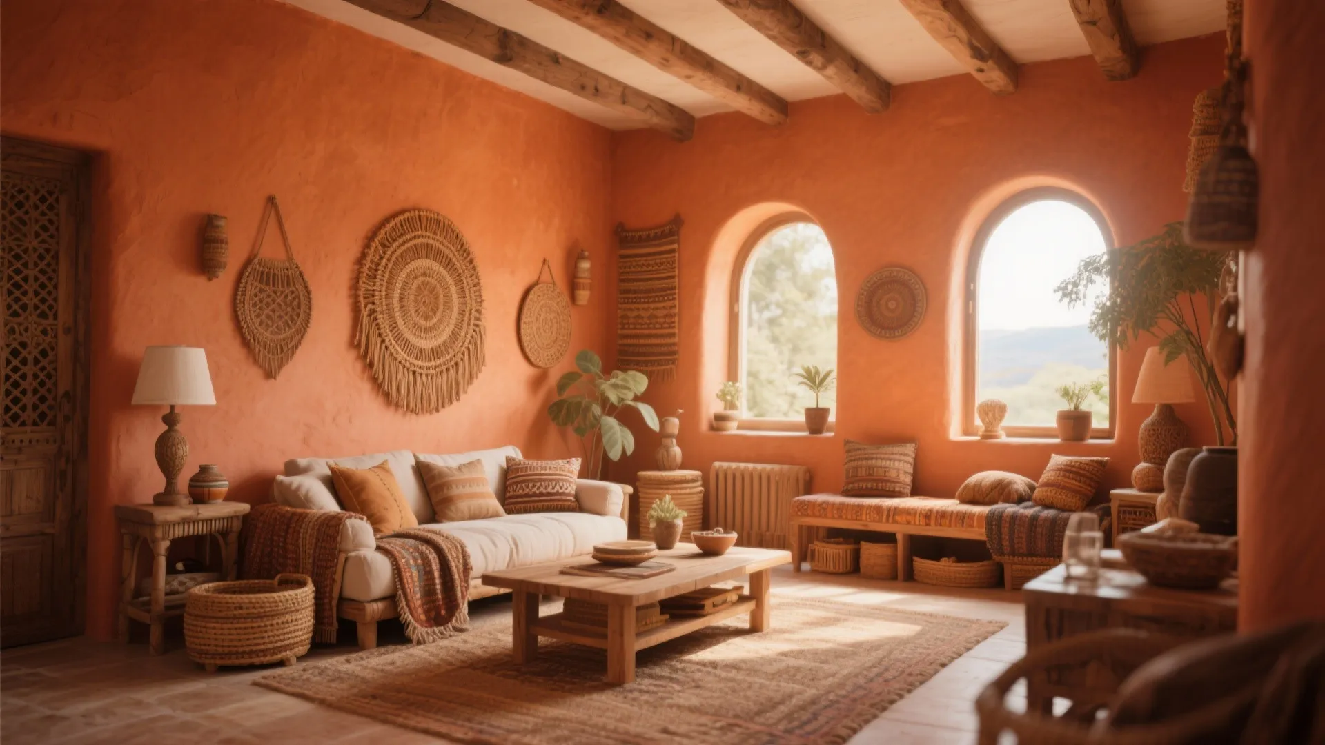 3. Warm Terracotta Glow