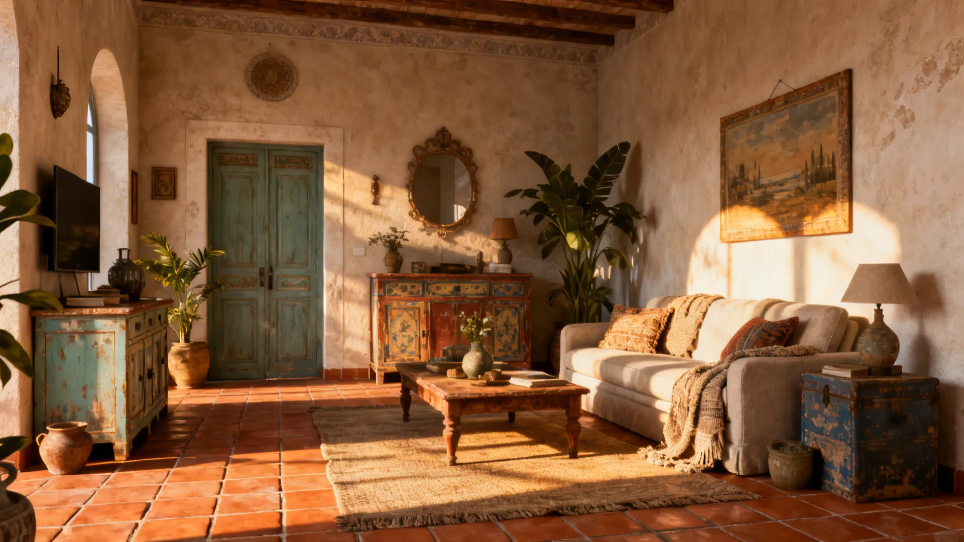 4. Terracotta or Earthy Tones — Add Character and Warmth