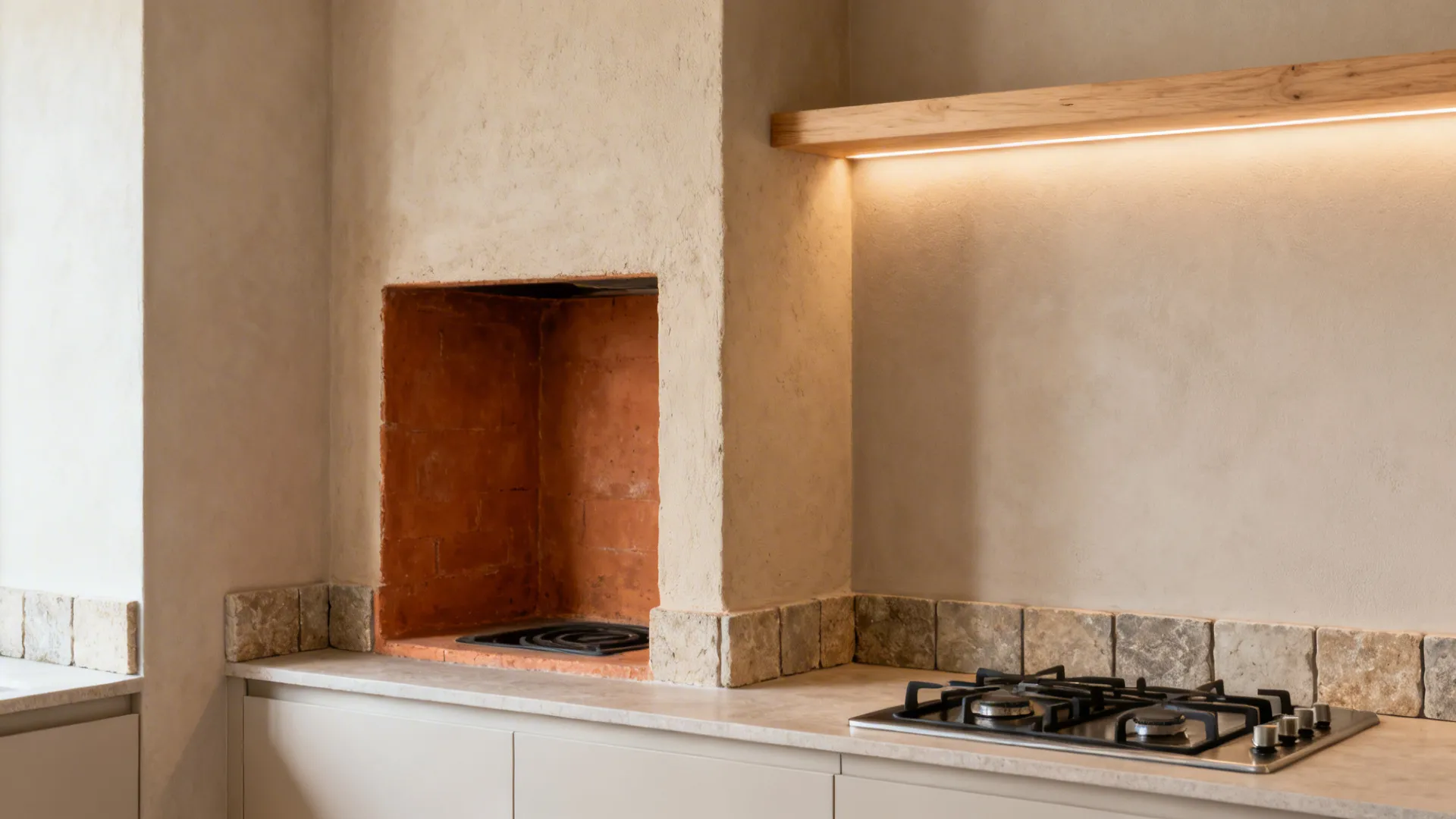 4) Terracotta Niche for Warmth and Texture