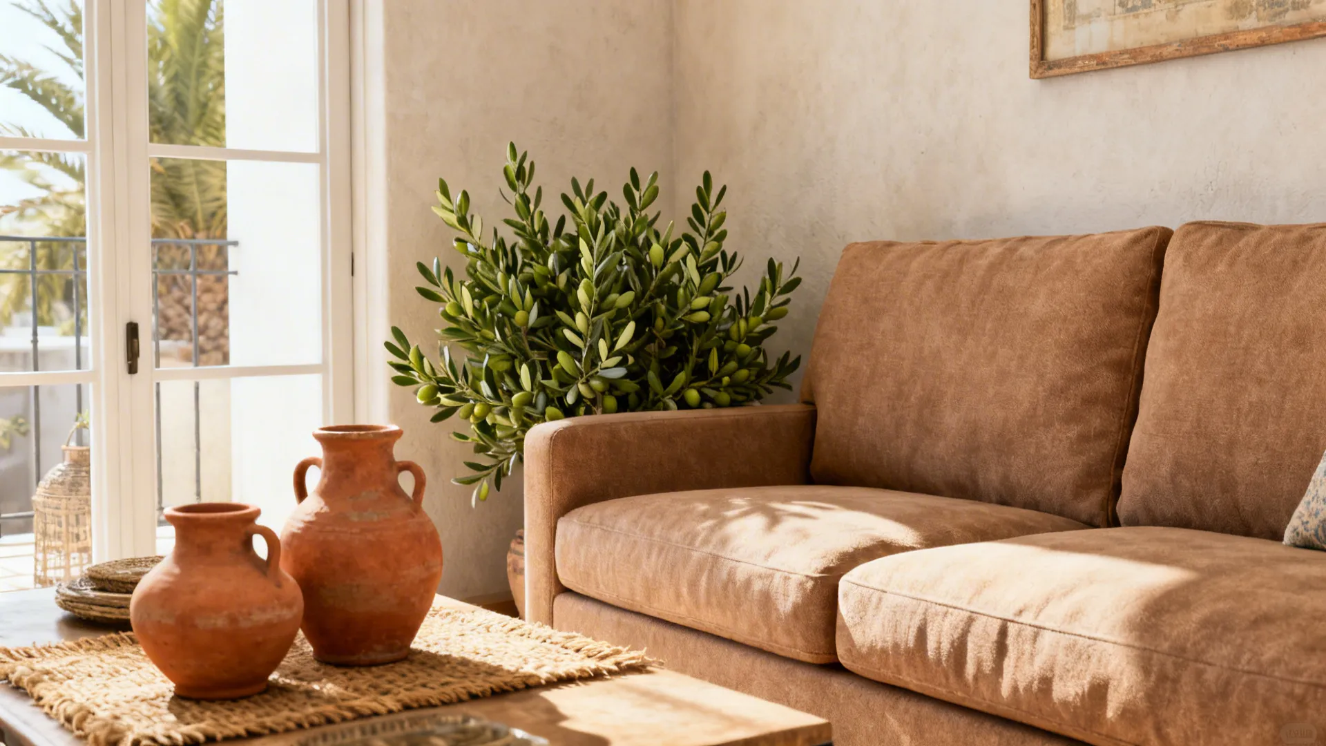 2. Add a Pop with Terracotta or Olive Accents