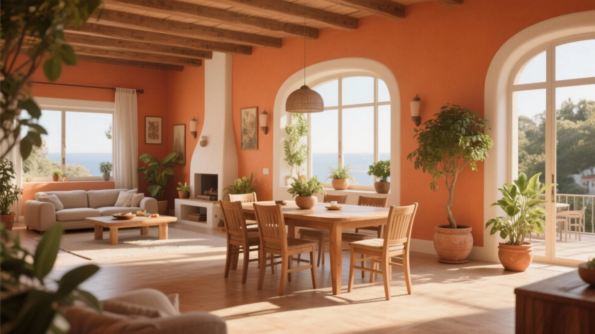 5. Warm Terracotta Tones