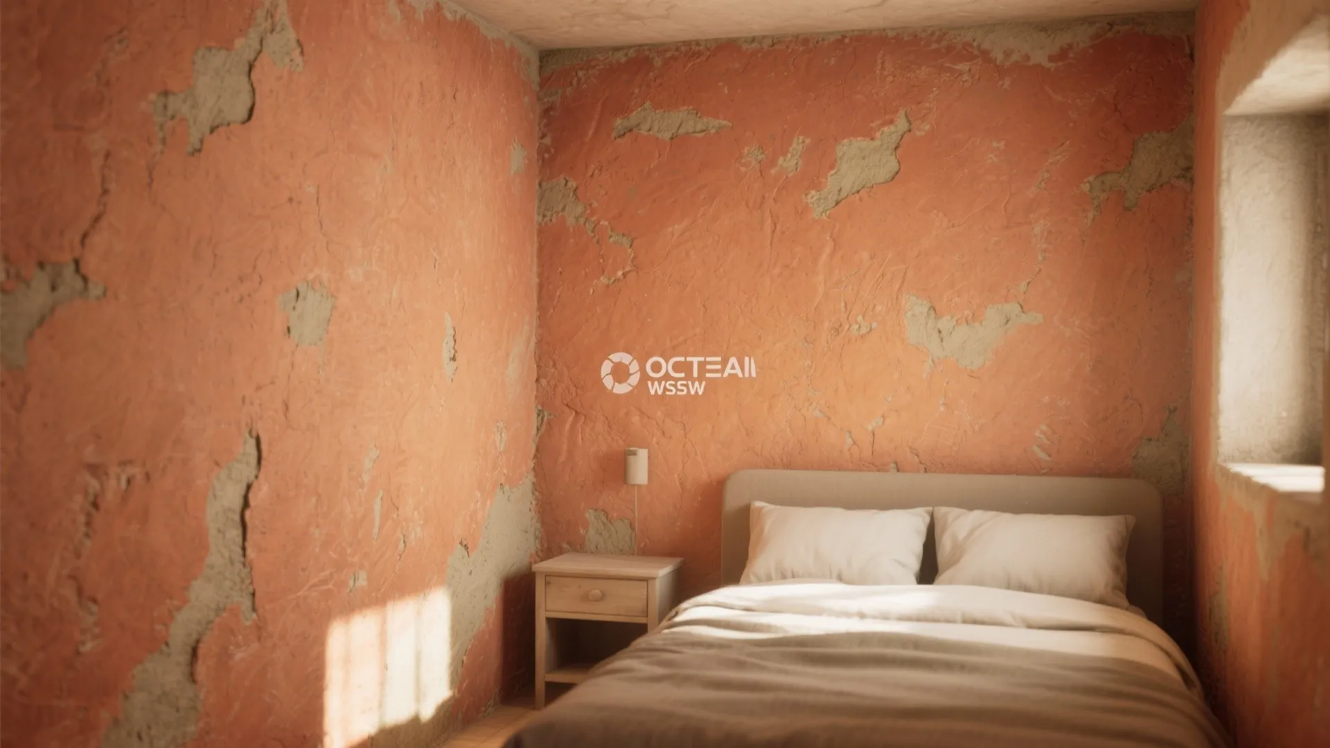 1. Warm Terracotta and Textured Plaster