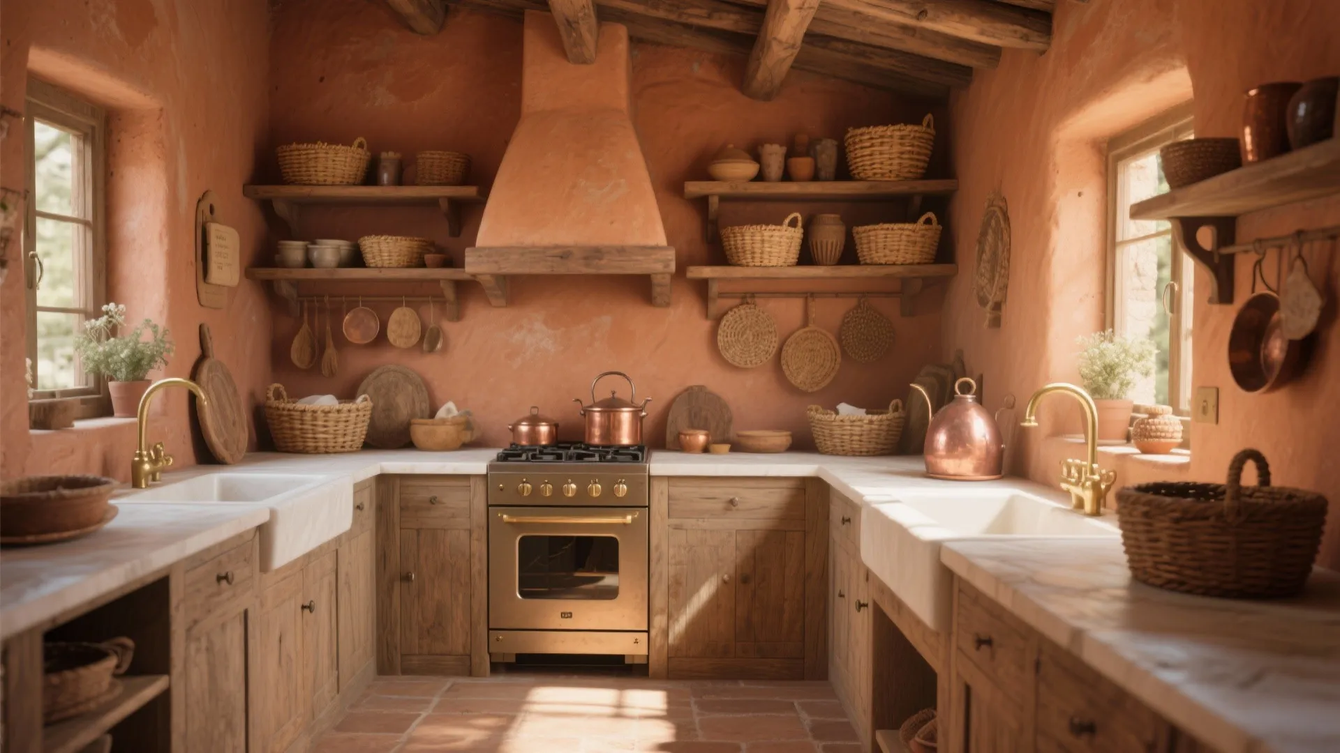 4. Terracotta-leaning Brown for Rustic Charm