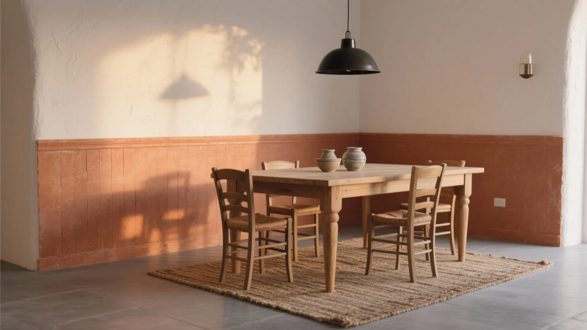 Earthy Terracotta + Sand: Sunlit Comfort for Social Eaters