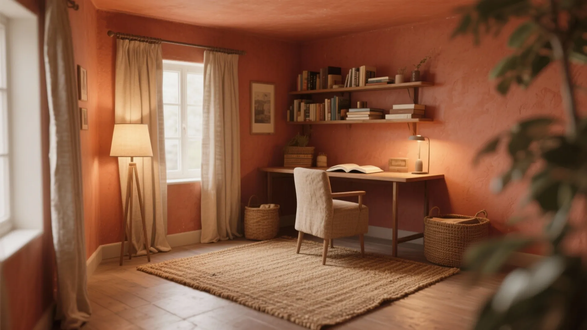 Warm Terracotta and Earthy Shades