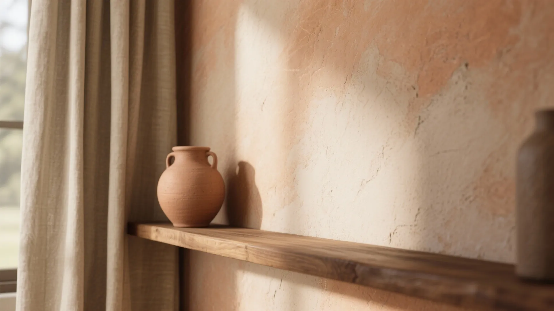 Terracotta and Clay Plaster Warmth