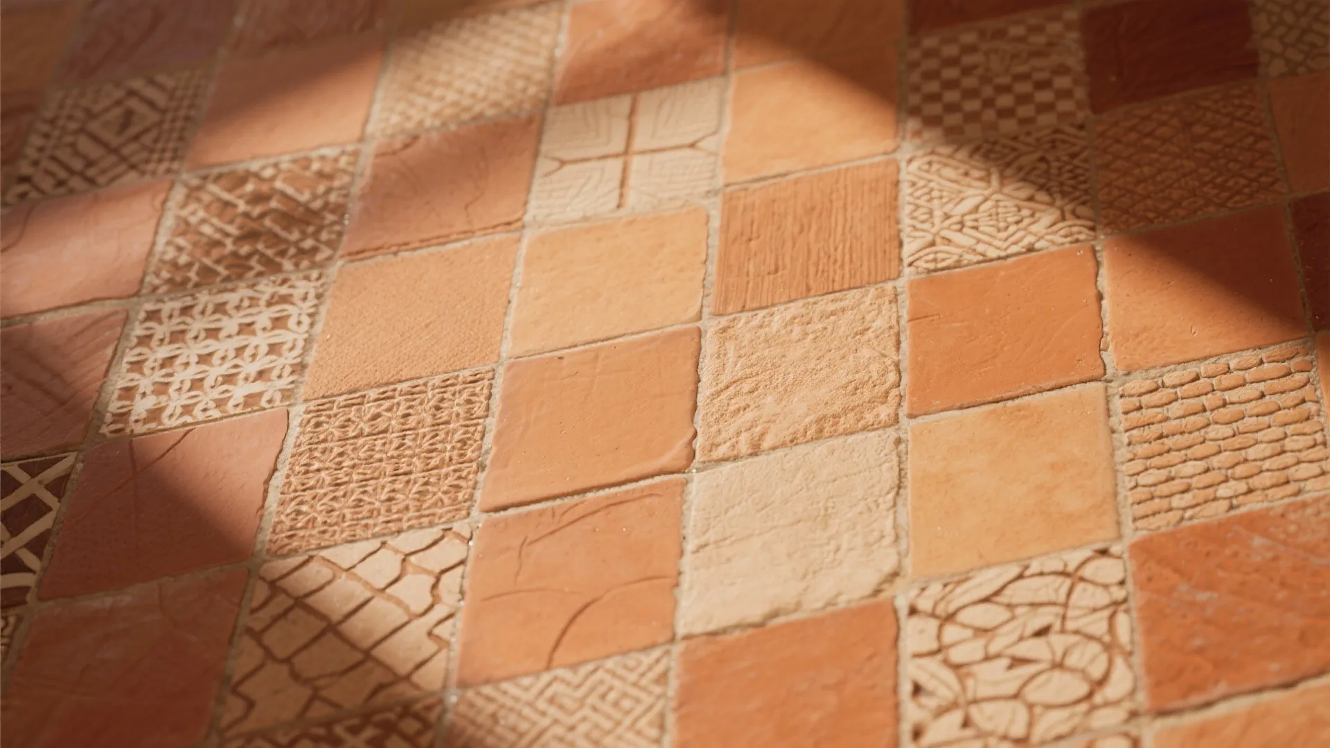 2. Terracotta Tile Accents