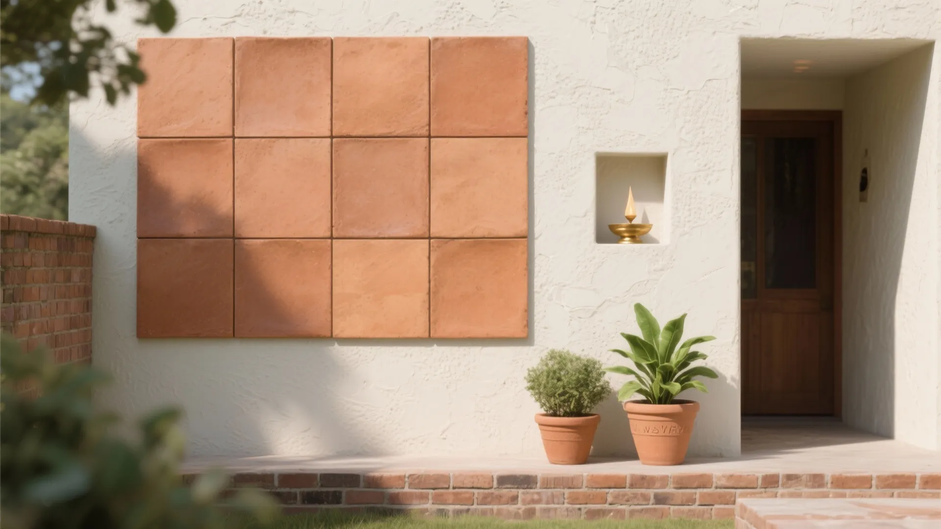 Terracotta Panels and Earthy Palette that Feel Like Home