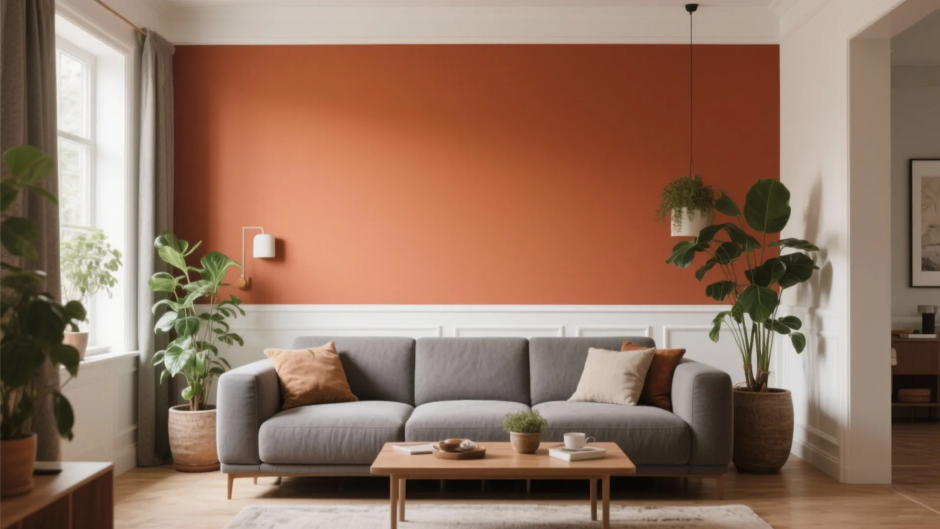 2. Terracotta Walls for Warmth