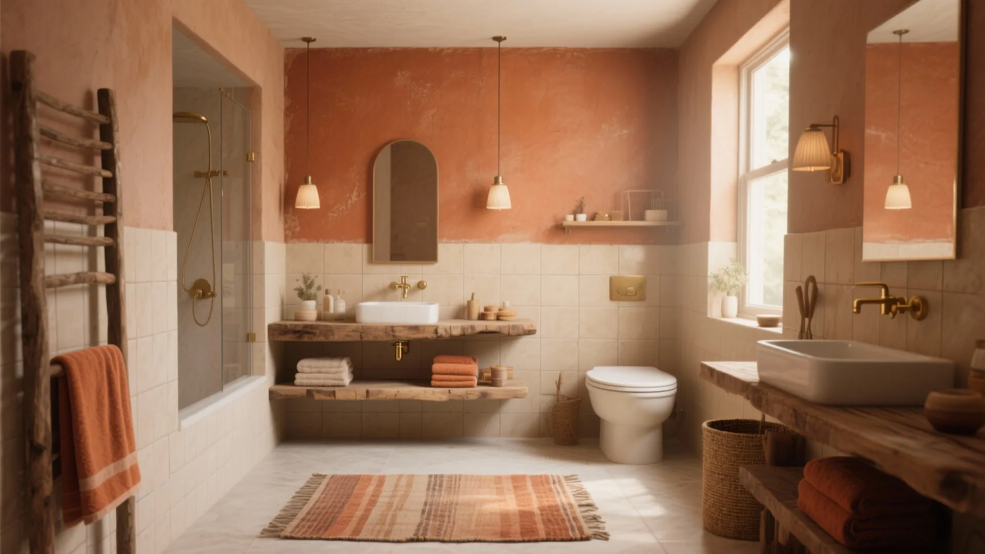 2. Warm Terracotta Wash