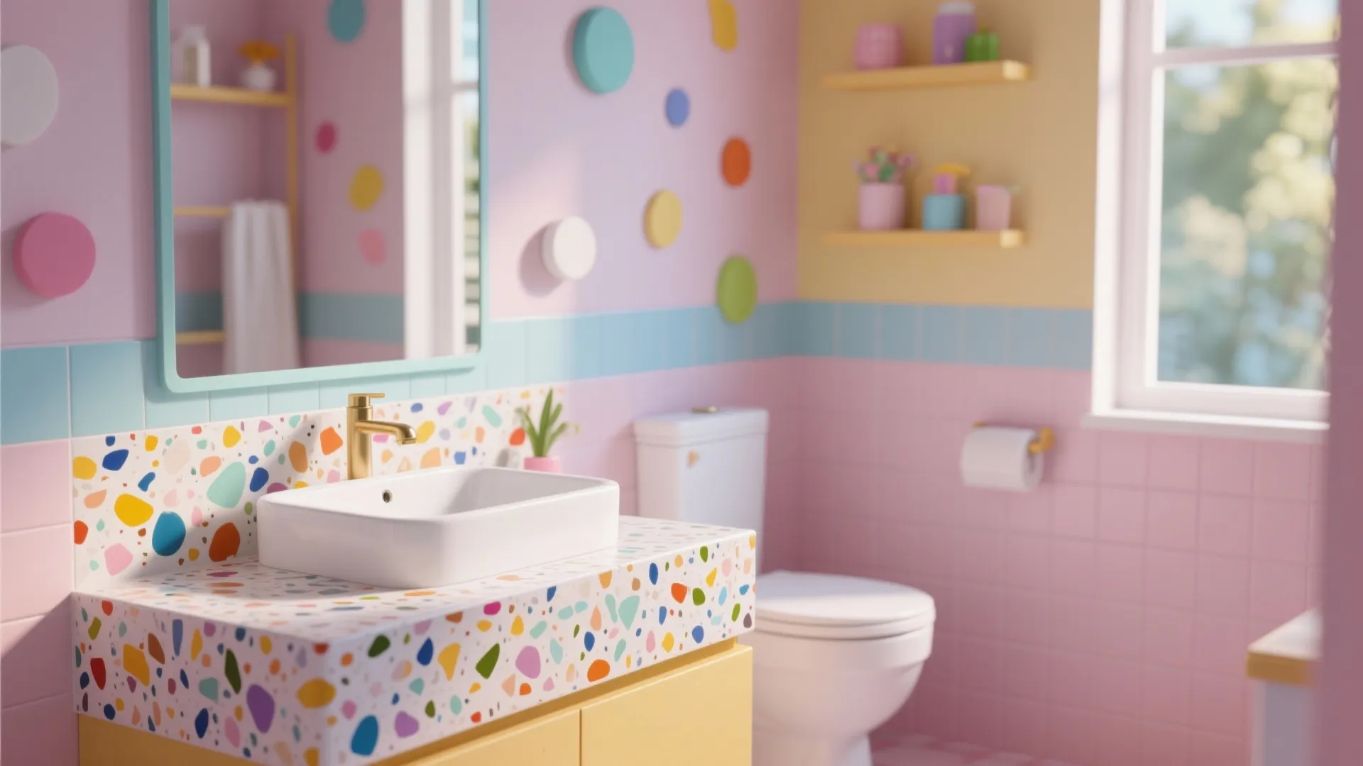 8. Terrazzo for Playfulness