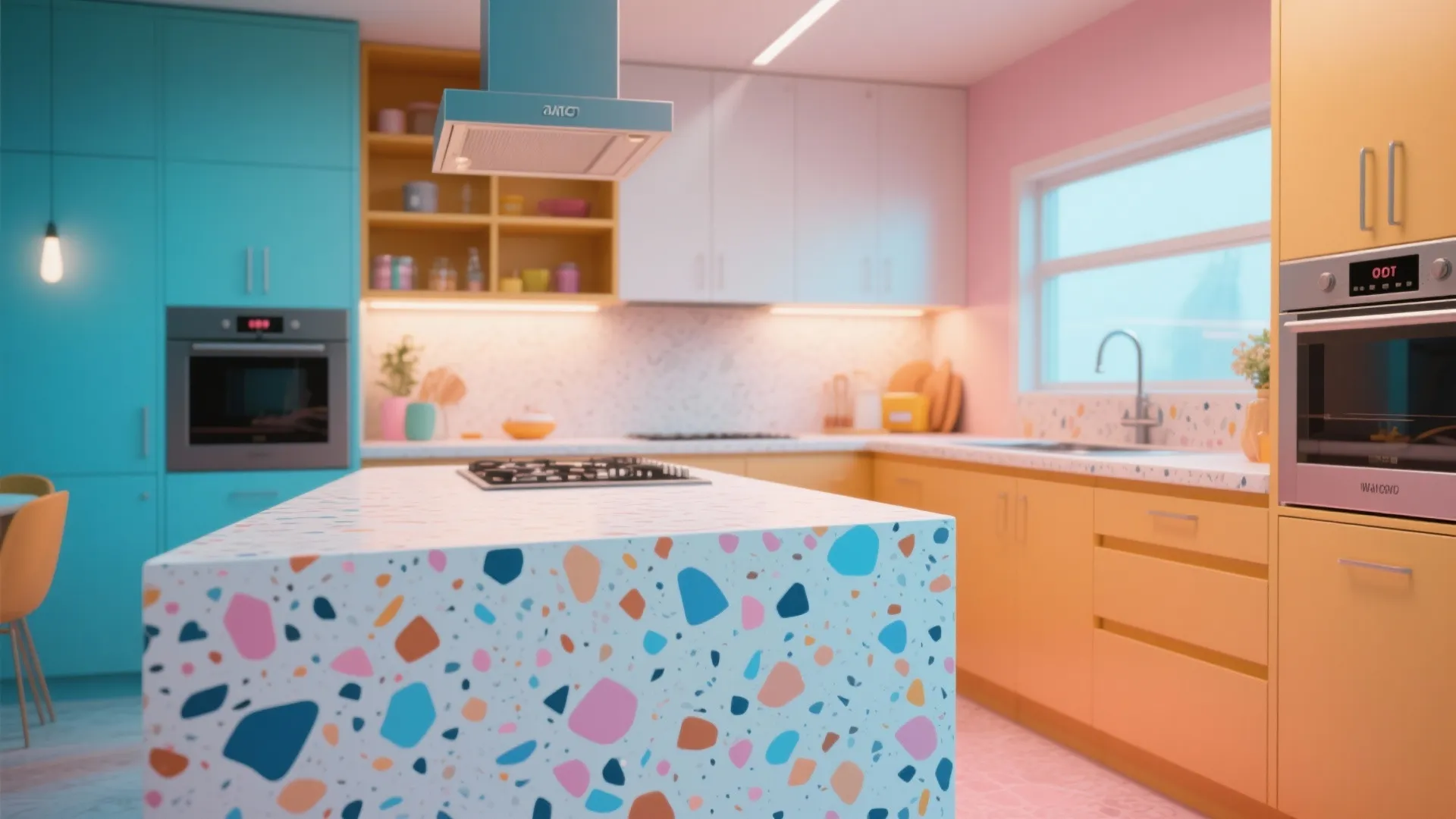 5. Playful Terrazzo Patterns