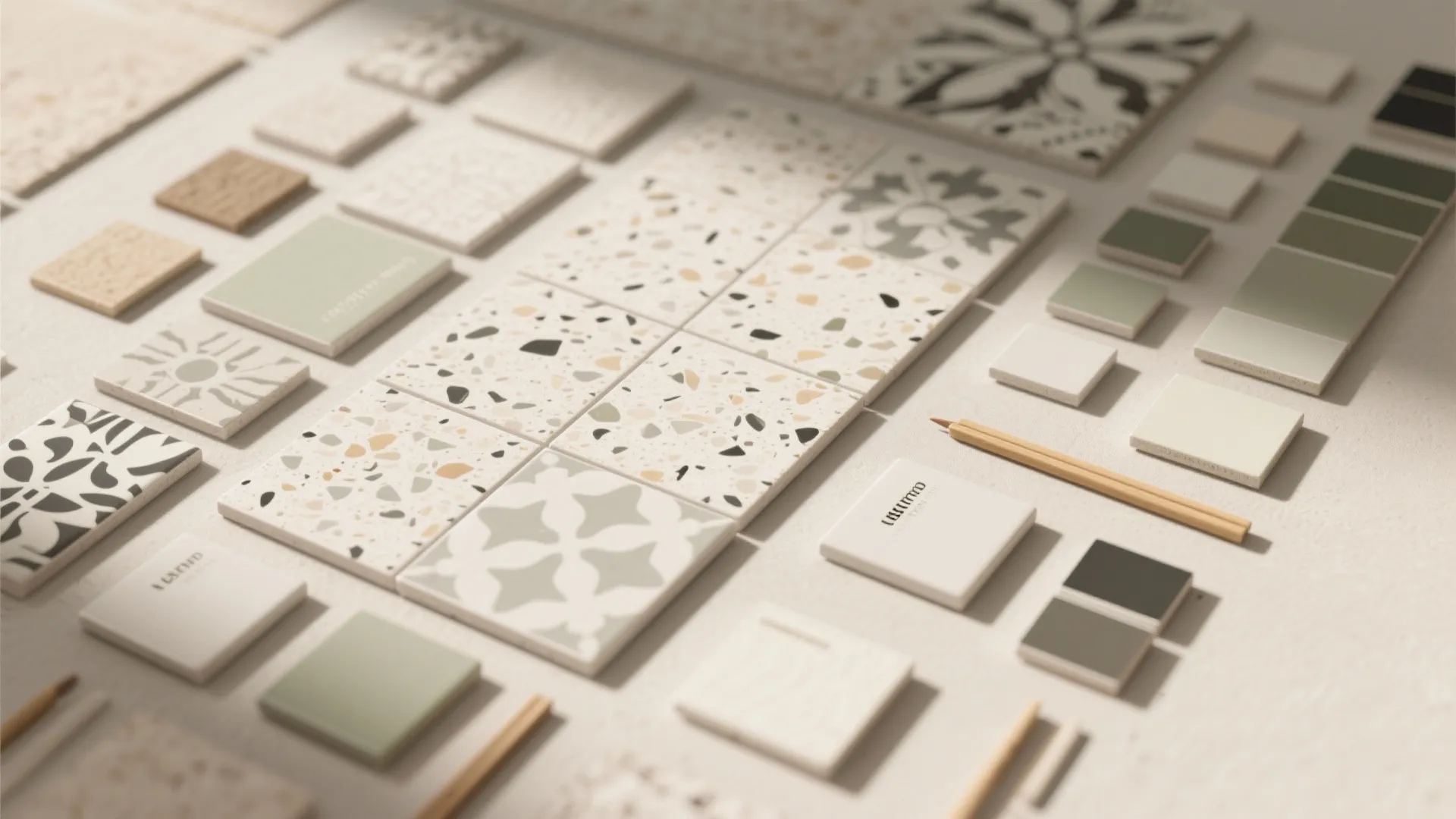 Terrazzo and Encaustic as a Confident Statement