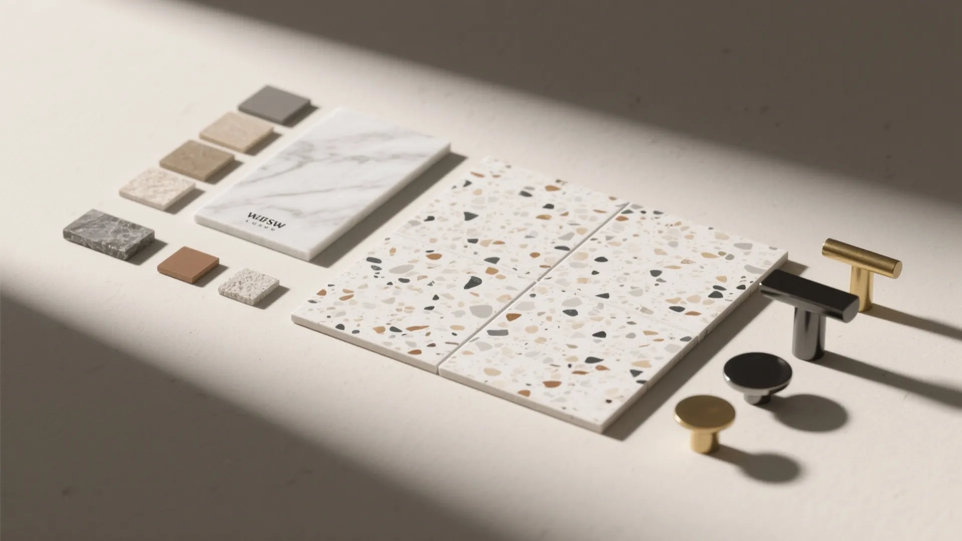 Speckled Terrazzo and Stone-Look for Forgiving, Modern Texture