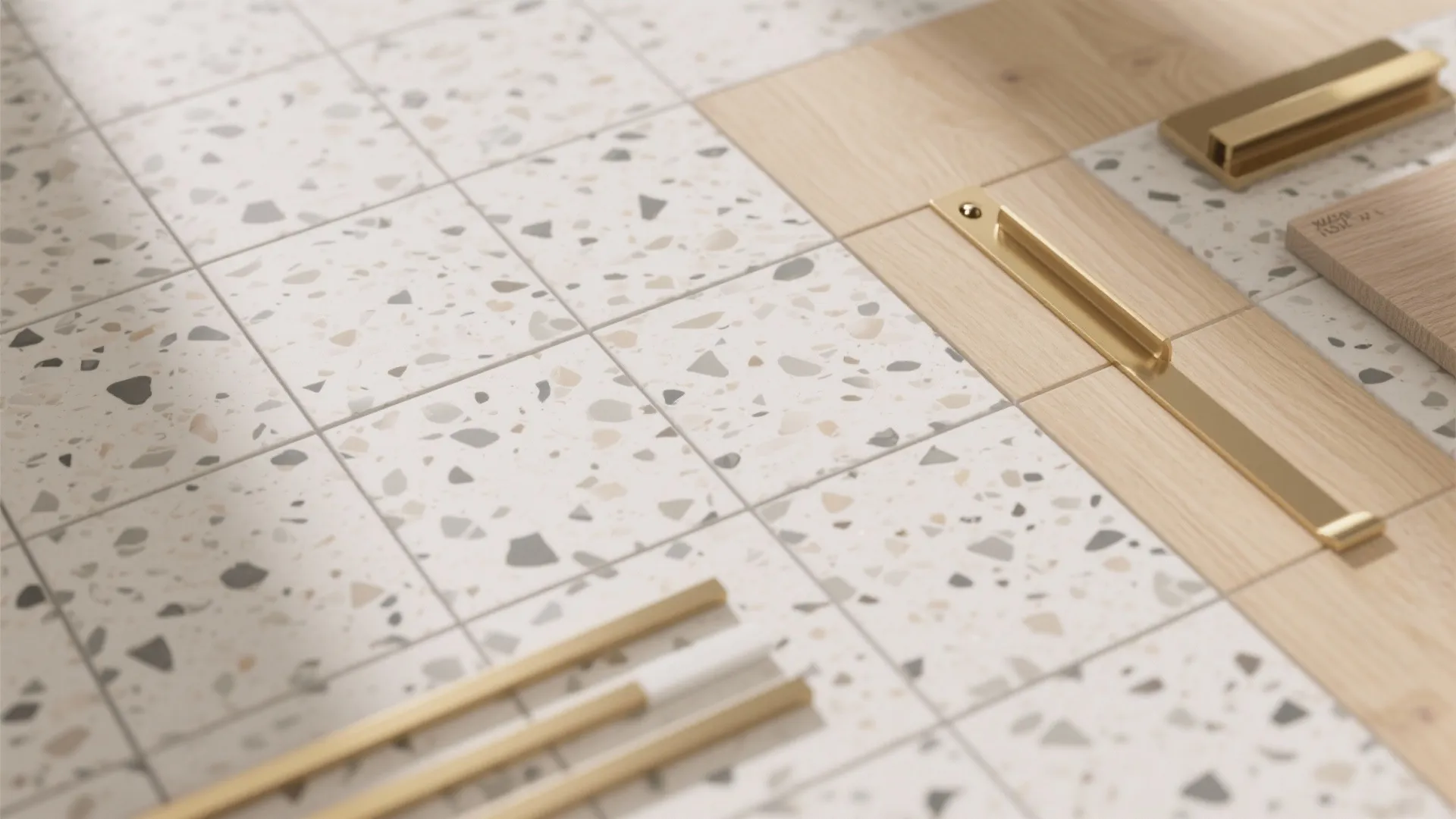 Terrazzo and Stone-Composite Tiles for Subtle Movement